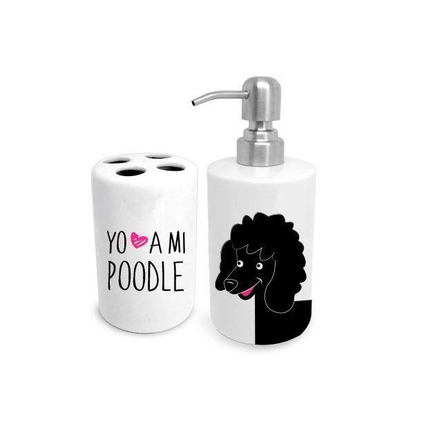 Set de Baño - Poodle Negro-0