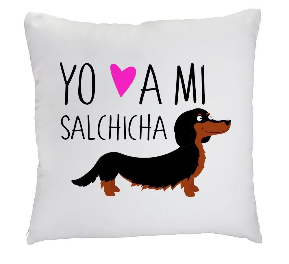 Cojín - Salchicha Pelo Largo  Negro-0