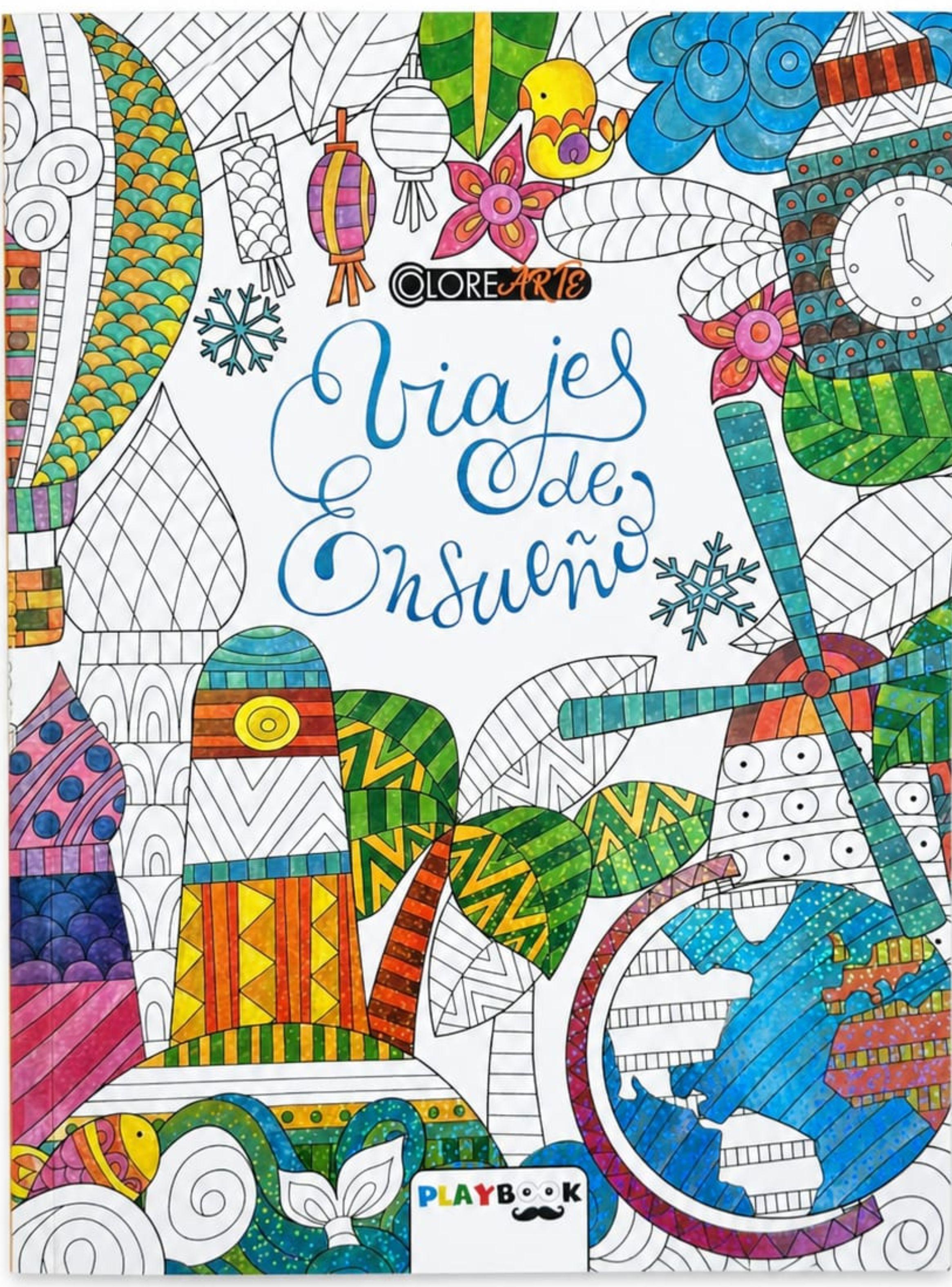 Viajes de ensueño Libro para colorear-0