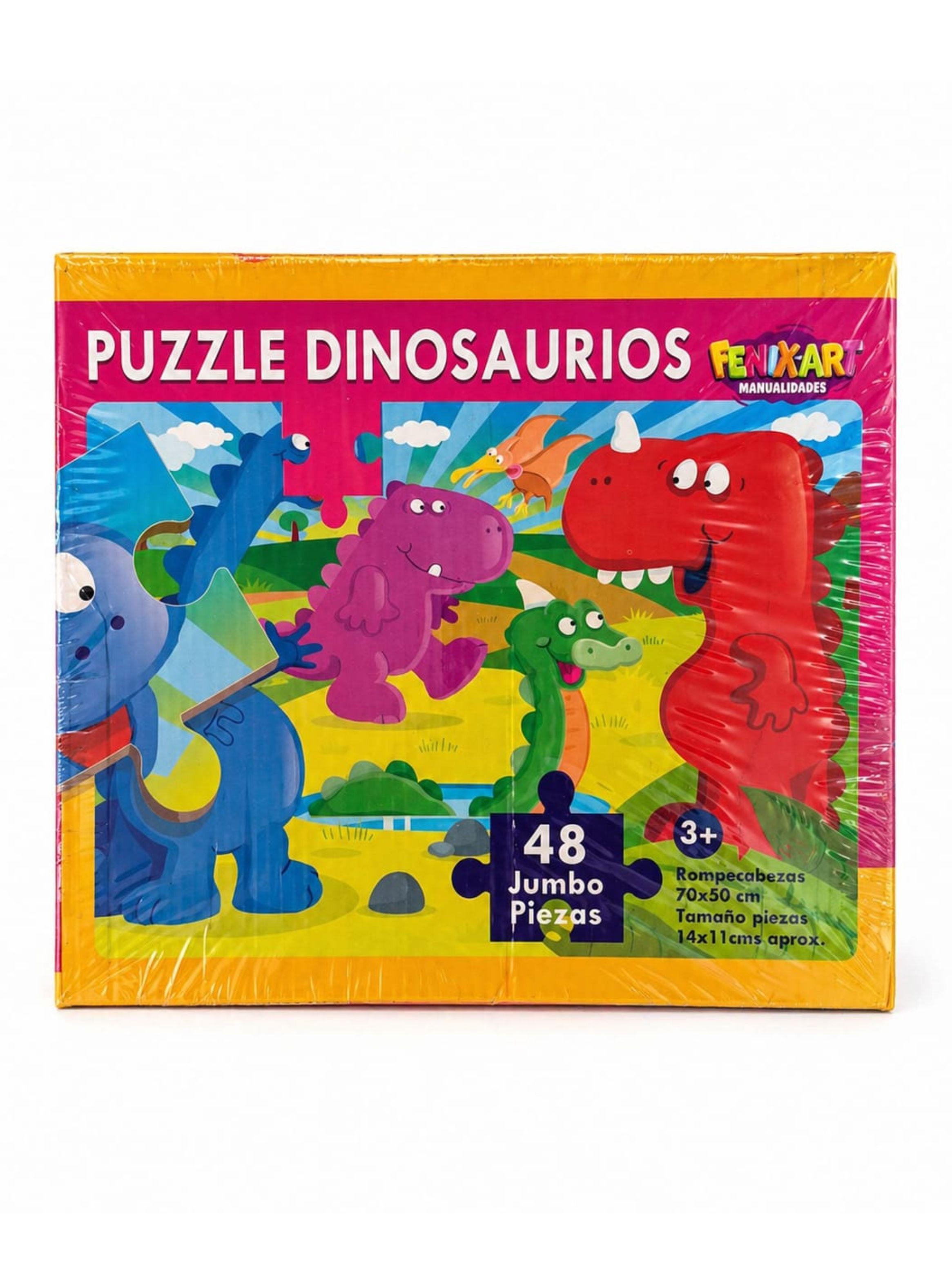 Puzzle dinosaurios jumbo 48 piezas-0