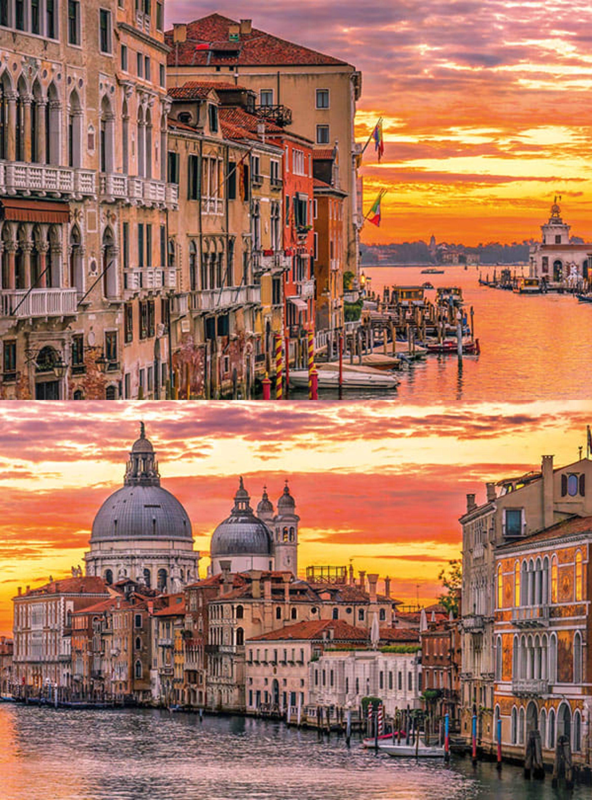 Puzzle panorama The Grand canal Venice 1000 piezas-1