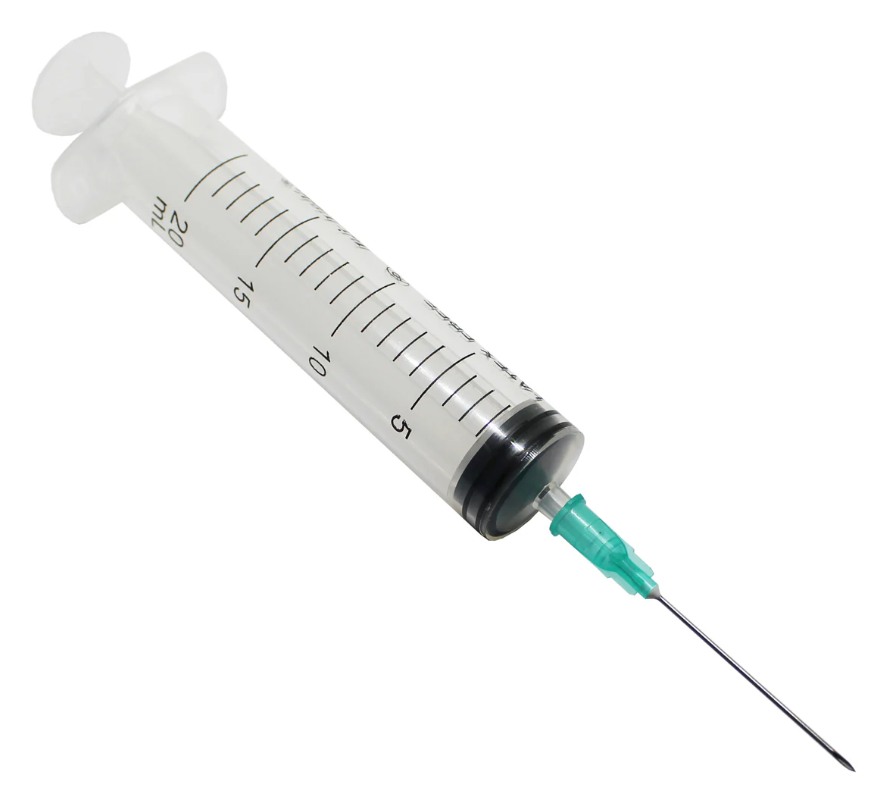 Jeringa Luer Lock 20ml C/aguja 21g X 1 1/2  Muncare 50 Uni-1