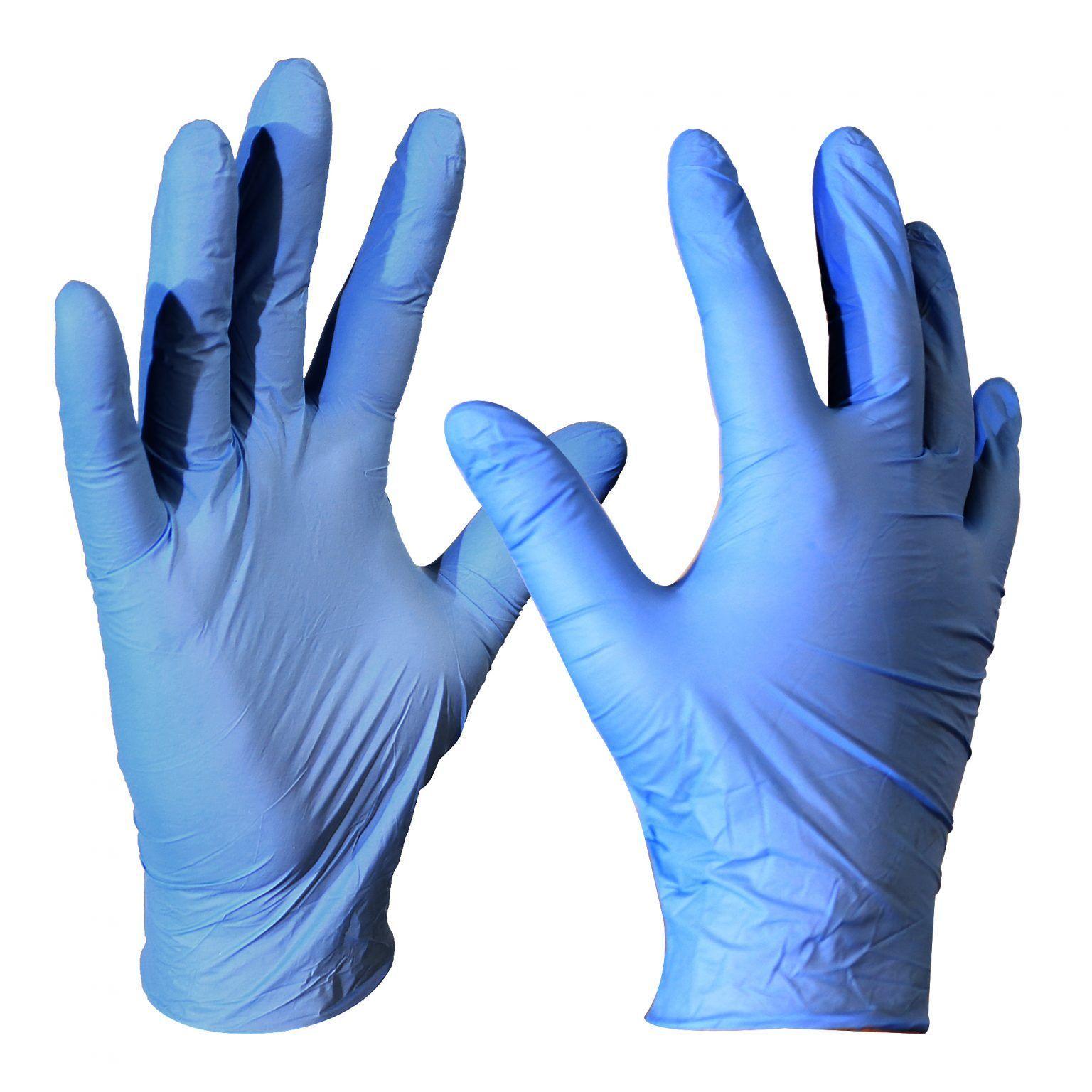 Guantes Descartables Antideslizantes Muncare Examinación Talle L De Nitrilo X 100 Unidades-1