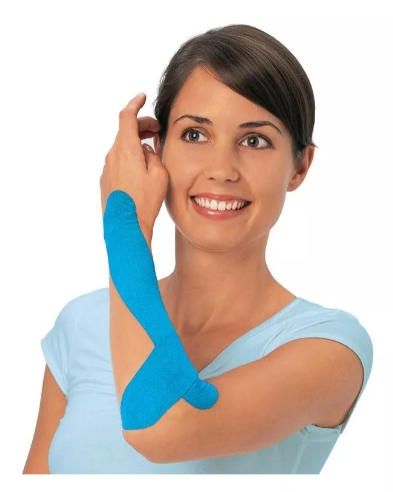 Cinta Kinesiológica Leukotape K 5cmx5m - Bsn Color Azul-1