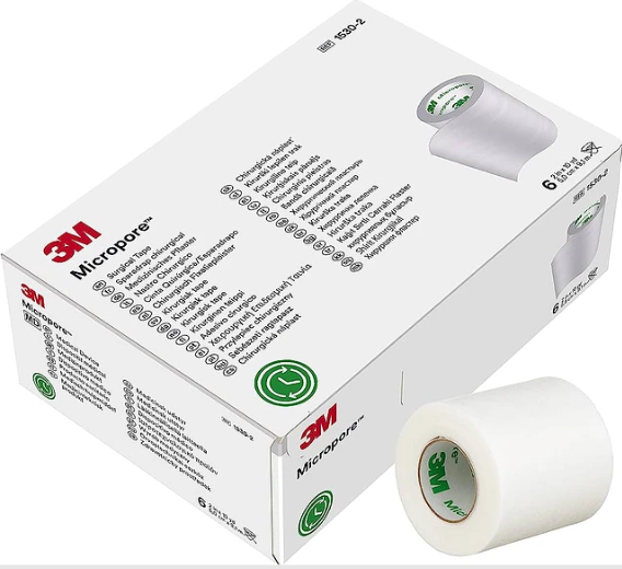 Tela Micropore 3m 5cm X 9.1m Blanca 1530-2 Caja 6 Unid-0