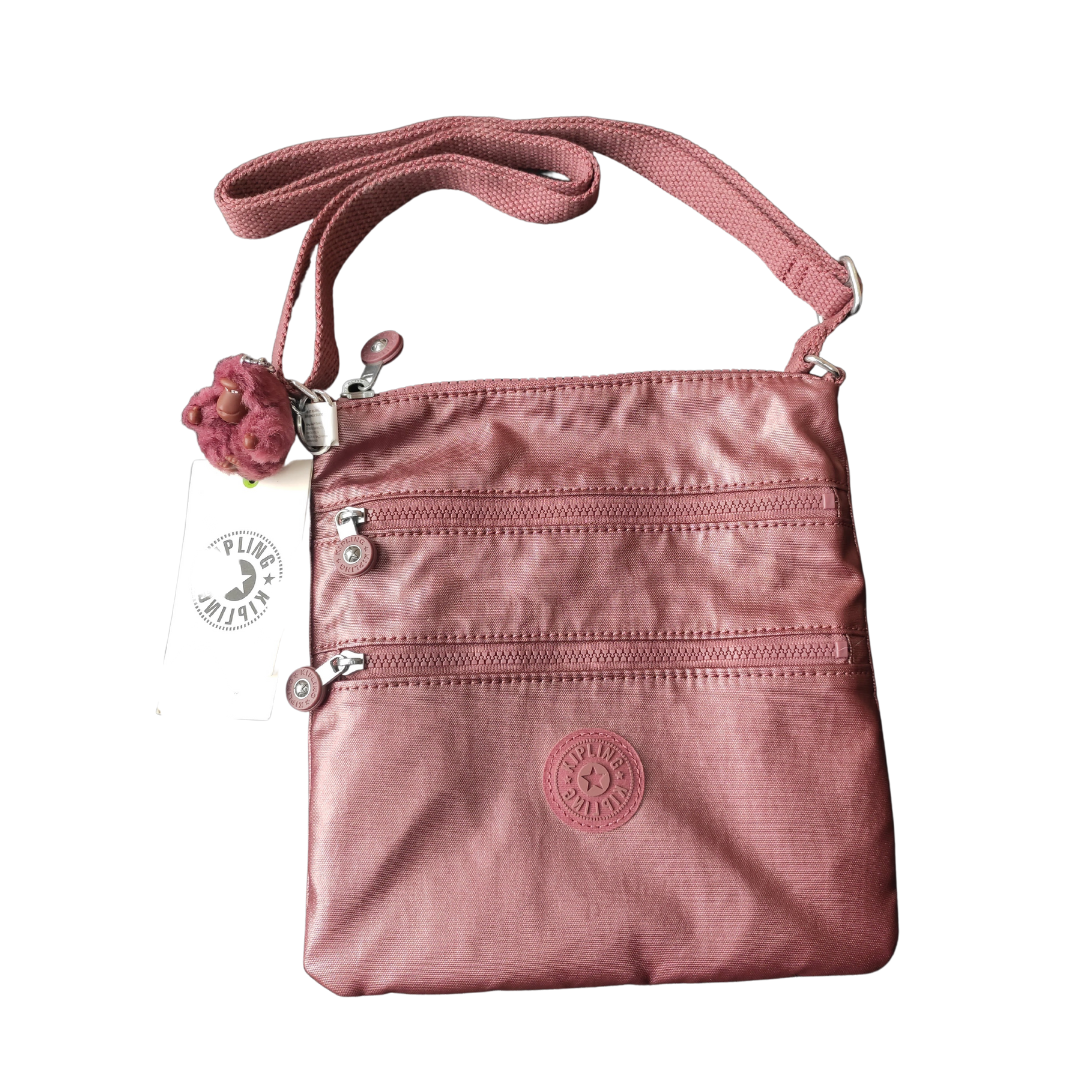 CROSSBODY KIPLING MODELO KEIKO DARK MAROON METALLIC-0