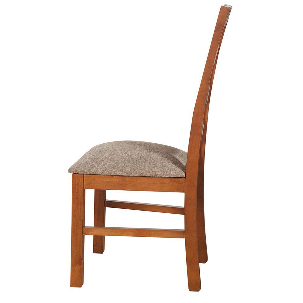 Pack 2 sillas de comedor Javiera color miel-1