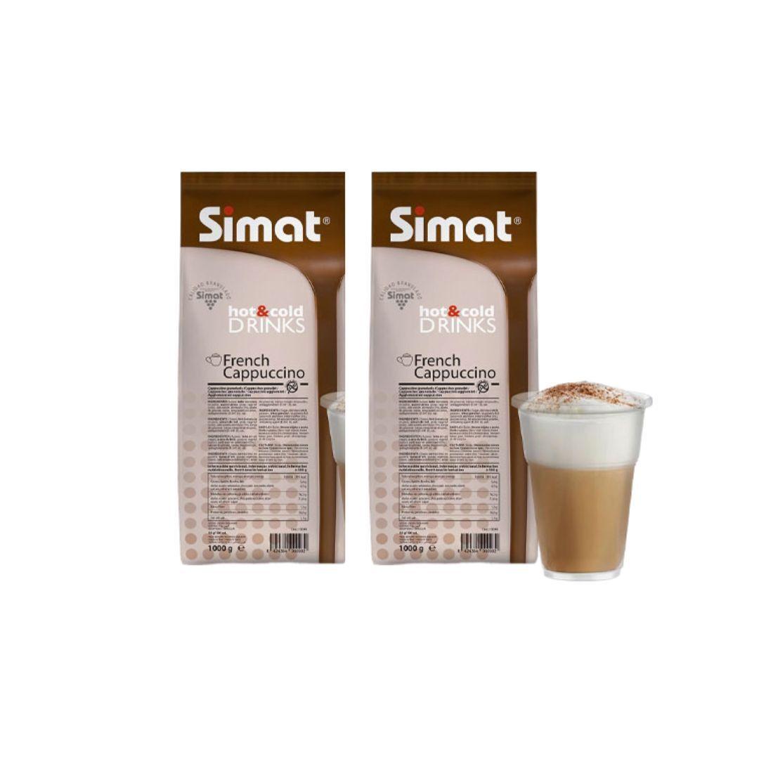 Pack 2 Cappuccino Español French de 1 KG Simat-0