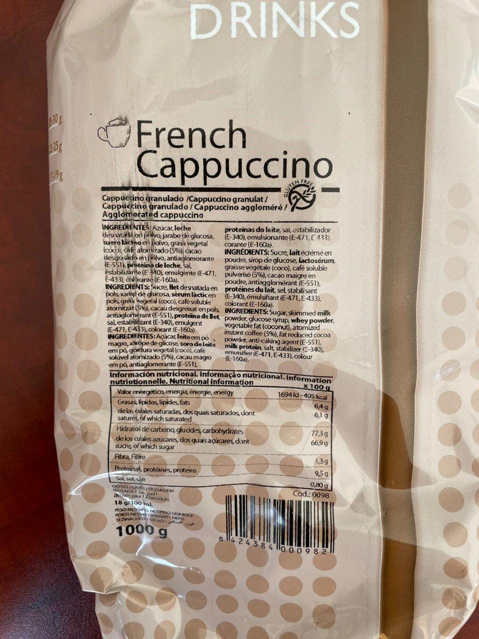 Pack 2 Cappuccino Español French de 1 KG Simat-1