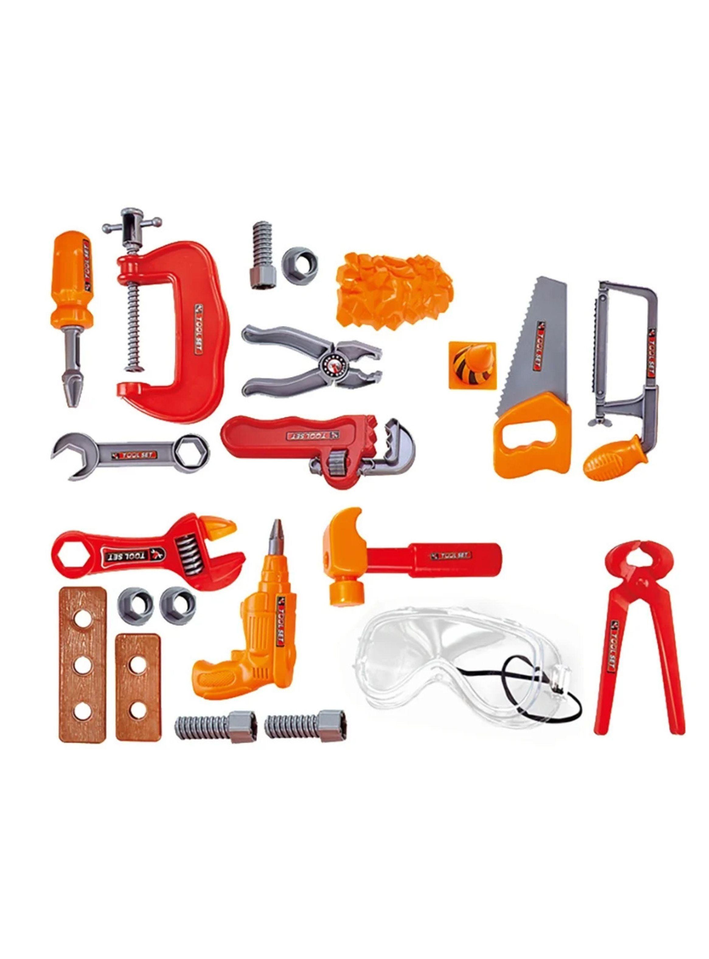 Juguete Caja De Herramientas Construccion Carpintero Niños-2