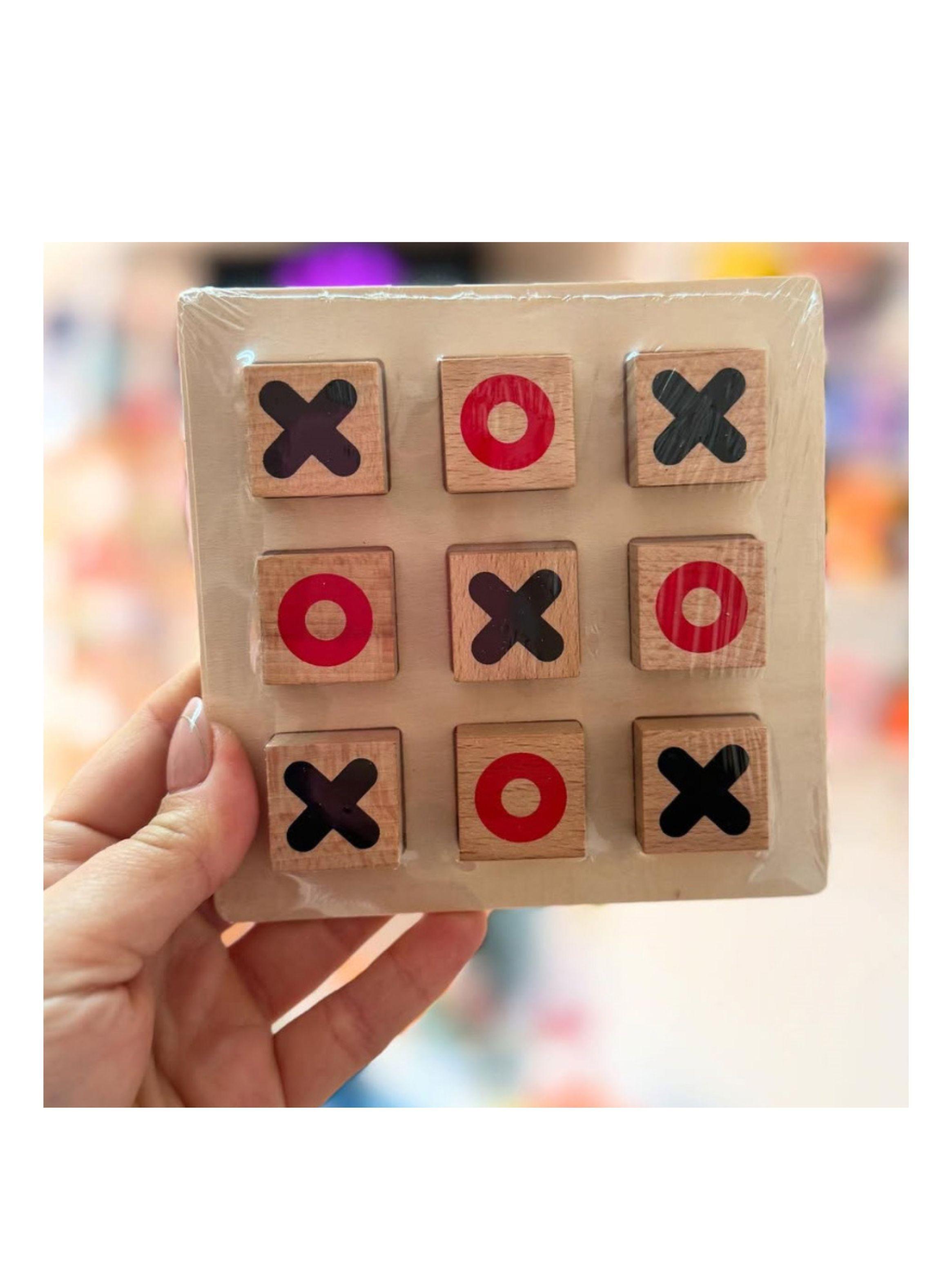 Juego Gato Madera Juguete Didactico Xoxo Tictac Tres En Raya-2