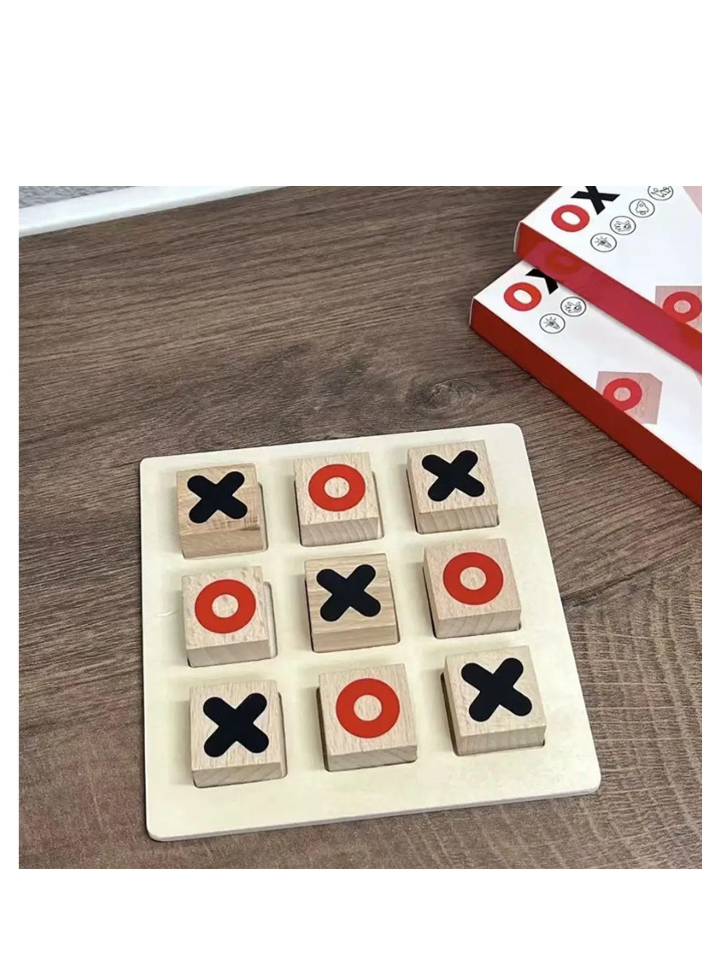 Juego Gato Madera Juguete Didactico Xoxo Tictac Tres En Raya-3