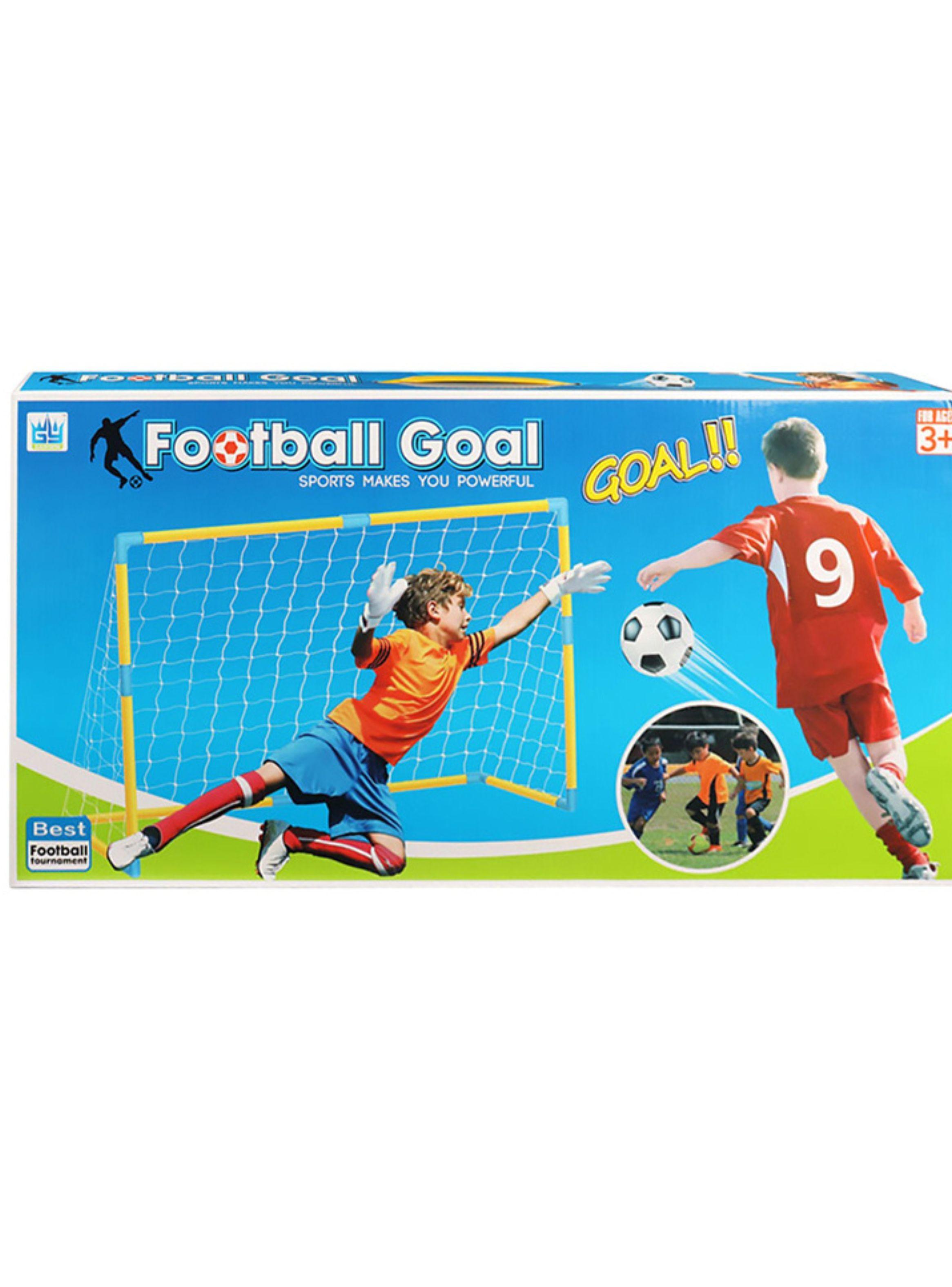 Arco Futbol Niños + Bombin + Balón Juguete Porteria Niños-2