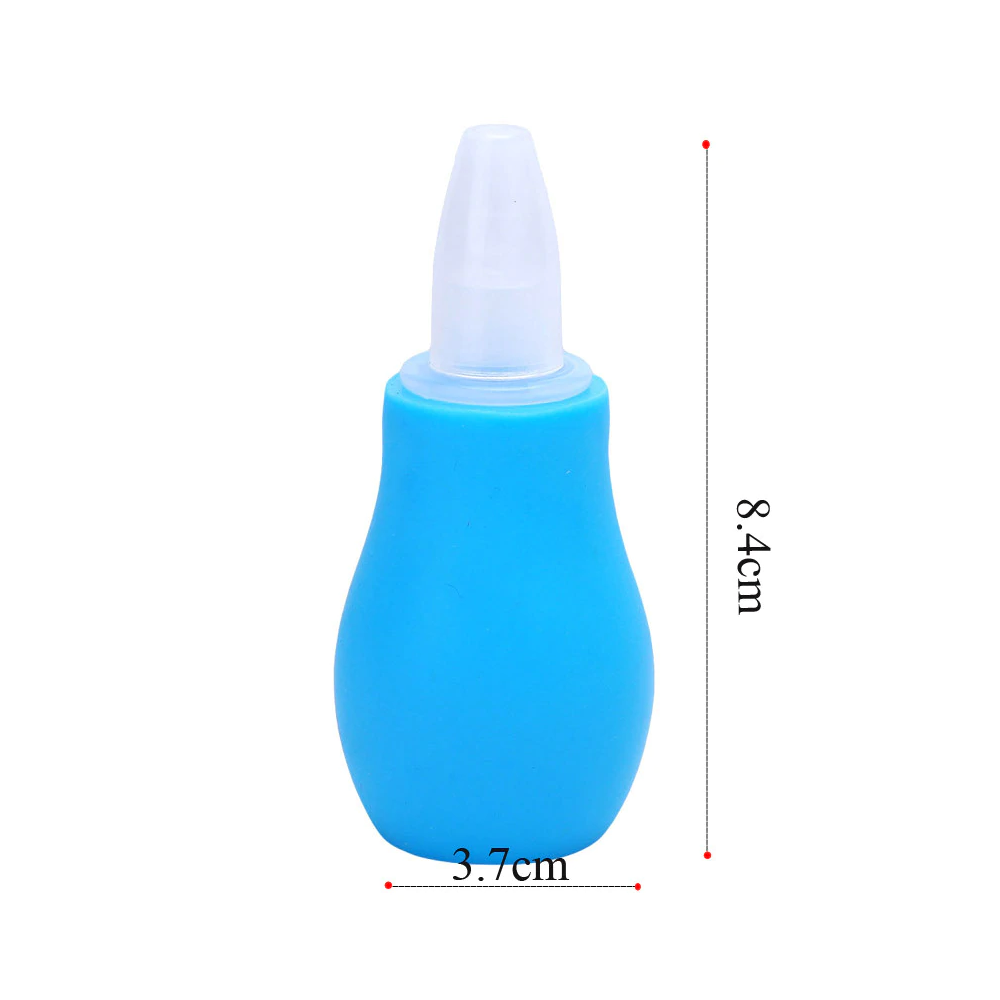 Aspirador Nasal De Silicona Limpiador Succión De Nariz Bebe-1