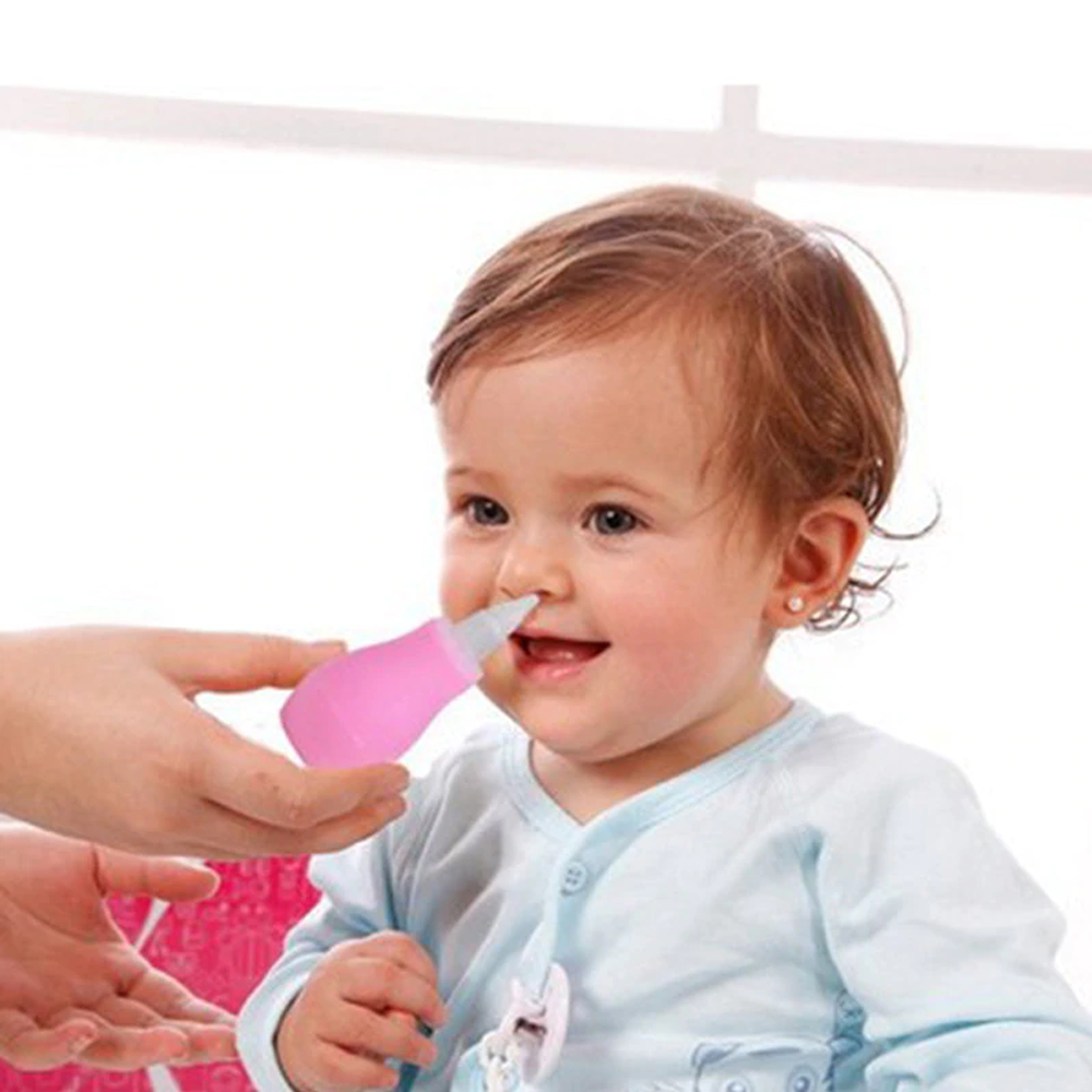 Aspirador Nasal De Silicona Limpiador Succión De Nariz Bebe-2