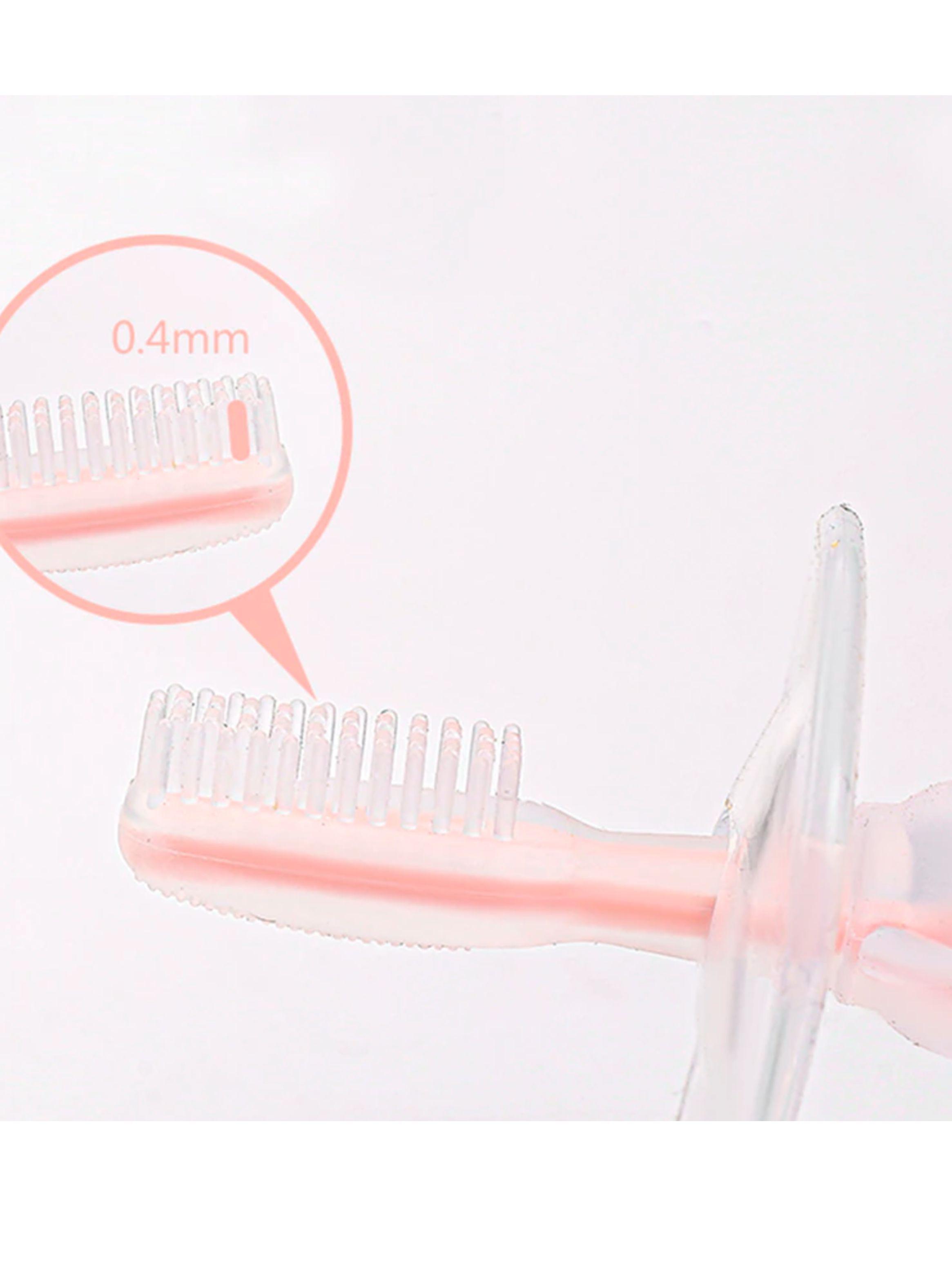 Cepillo De Dientes Silicona Entrenamiento Para Niños Bebes-2