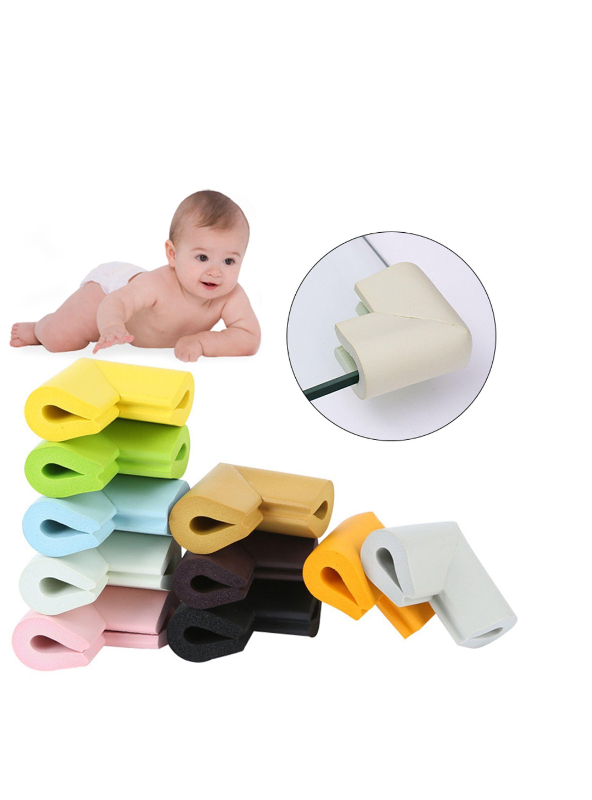 Pack 4 Esquineros Proteccion Bebe Antigolpes Goma Borde Mesa-3