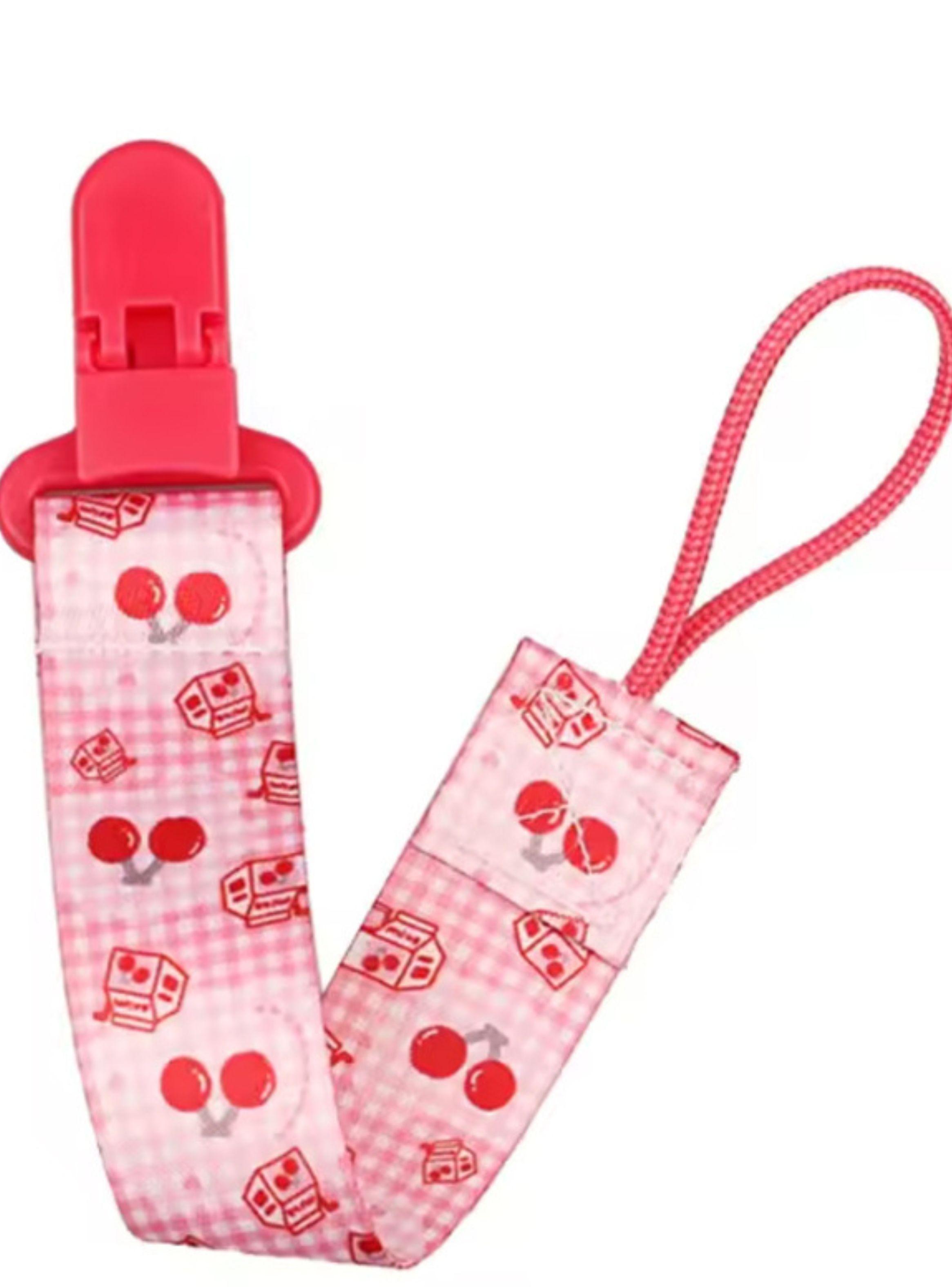 Porta Chupete De Cinta Clips De Tela Para Bebé Afirma Tete-0