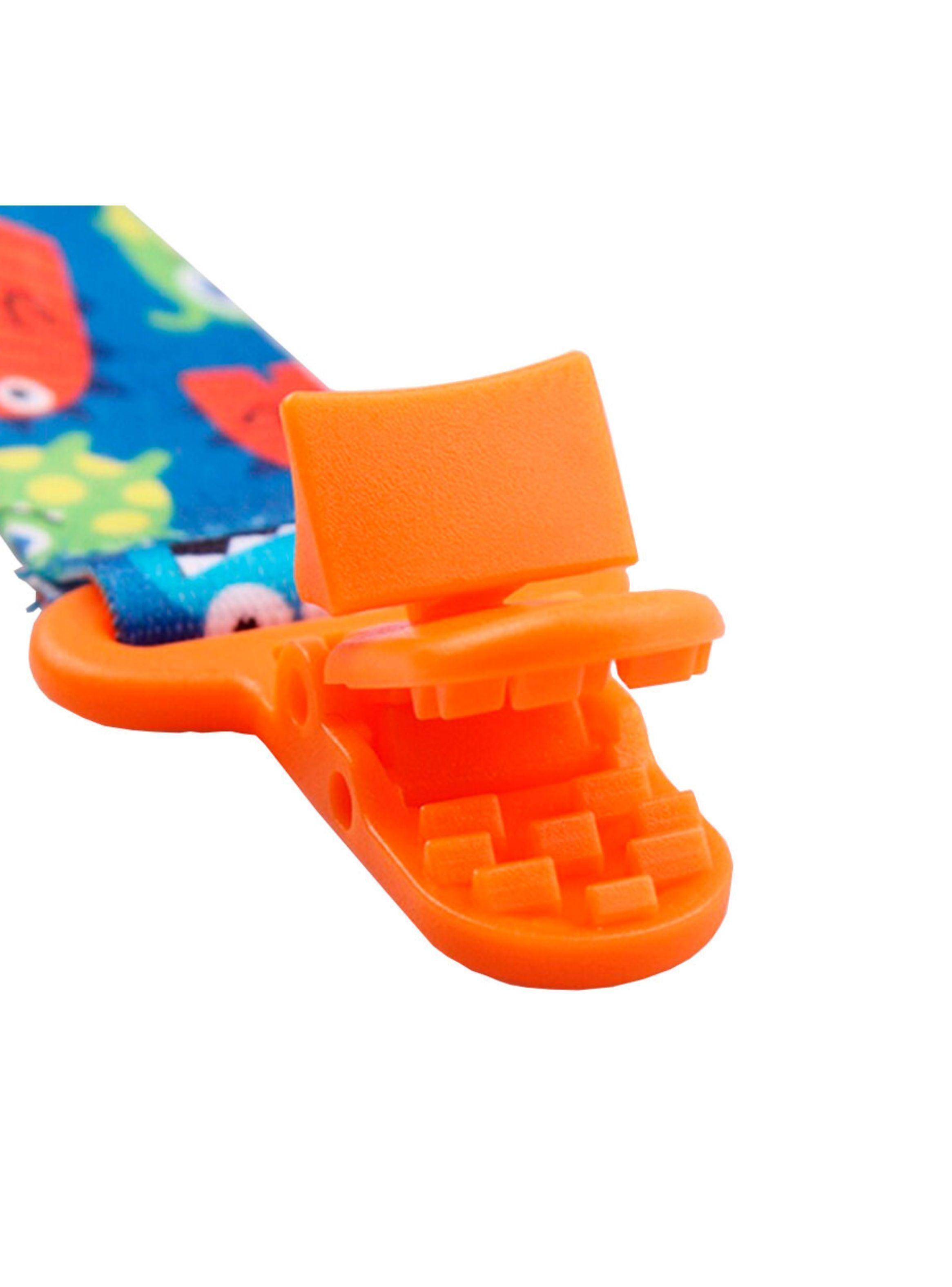 Porta Chupete De Cinta Clips De Tela Para Bebé Afirma Tete-3