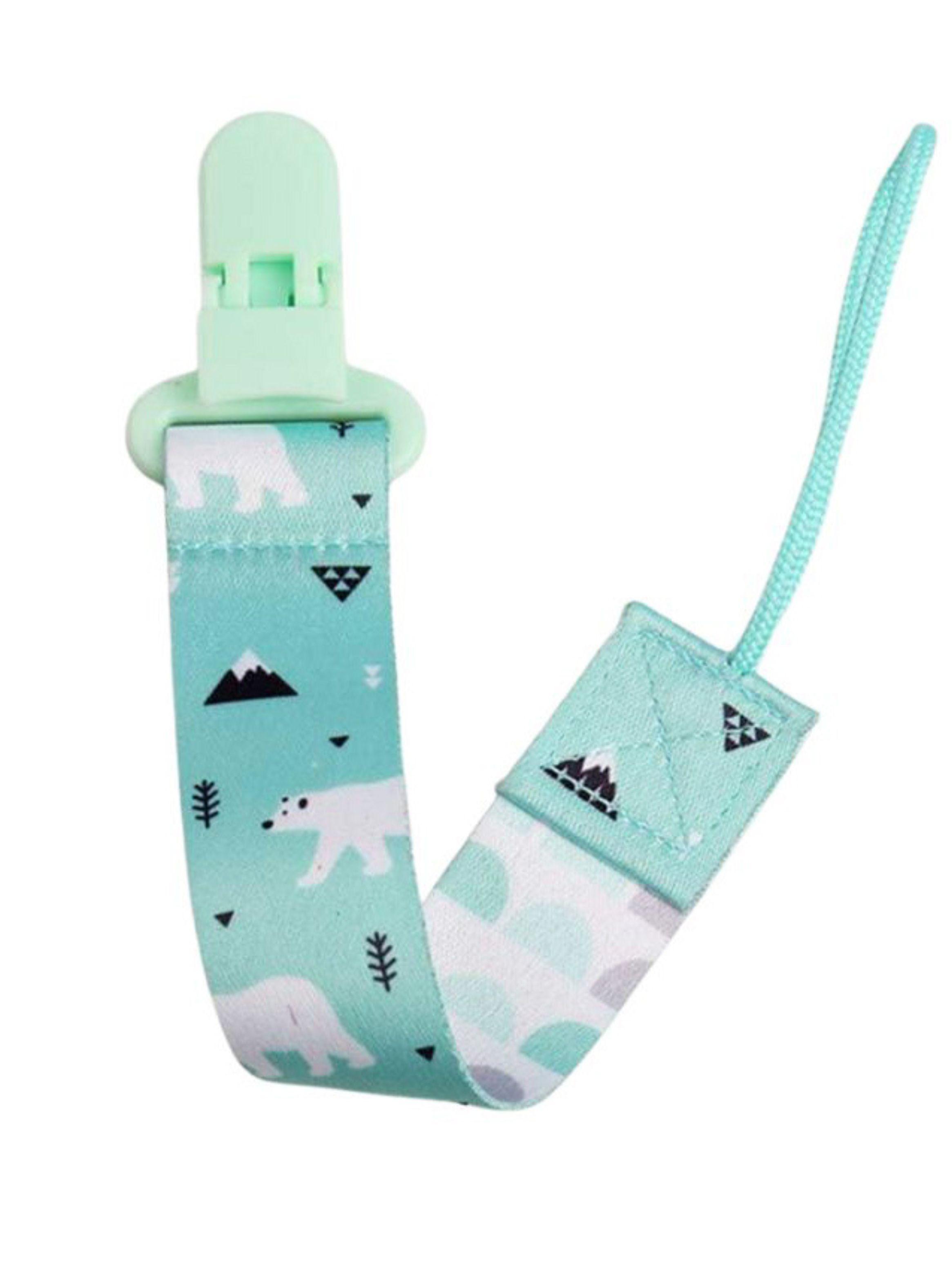 Porta Chupete De Cinta Clips De Tela Para Bebé Afirma Tete-0