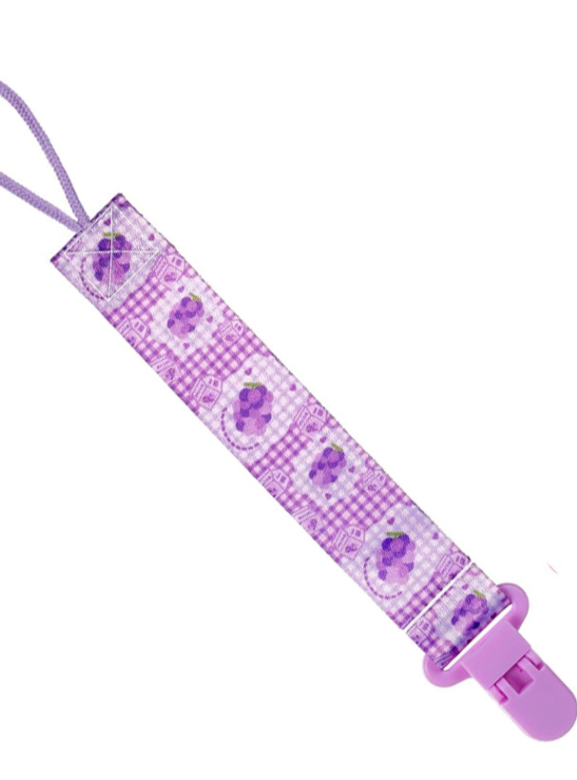 Porta Chupete De Cinta Clips De Tela Para Bebé Afirma Tete-0