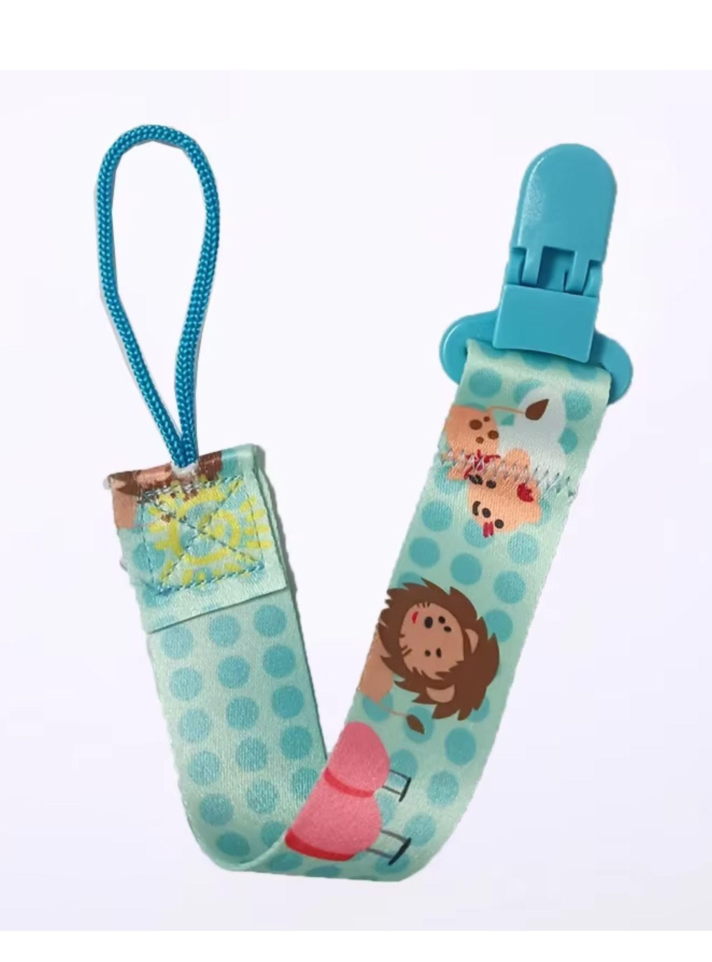 Porta Chupete De Cinta Clips De Tela Para Bebé Afirma Tete-0