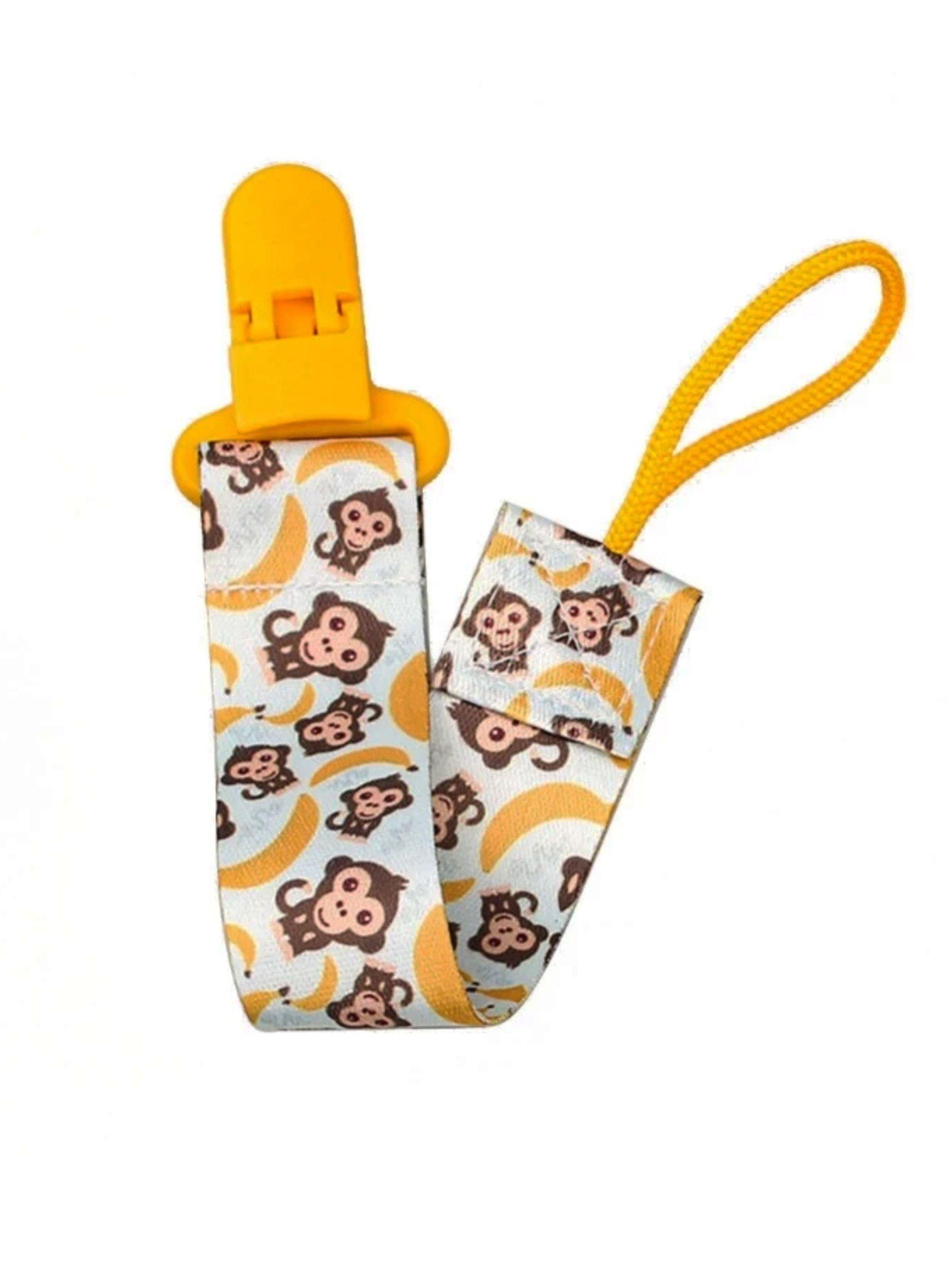 Porta Chupete De Cinta Clips De Tela Para Bebé Afirma Tete-0