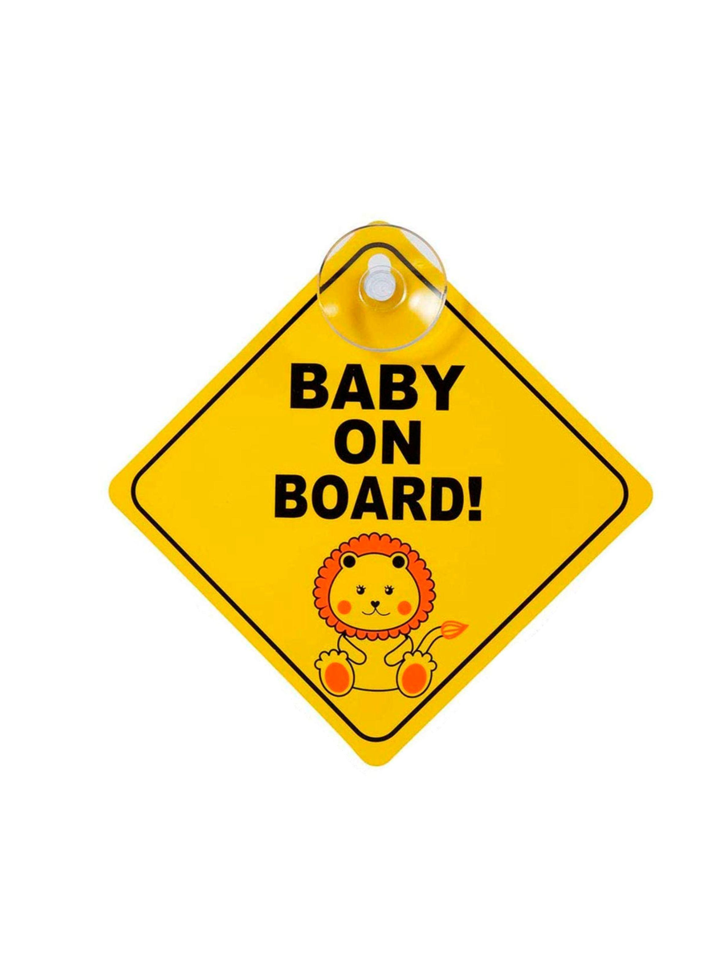 Pegatina Autoadhesiva Señal De Bebe Abordo Para Coches Autos-0