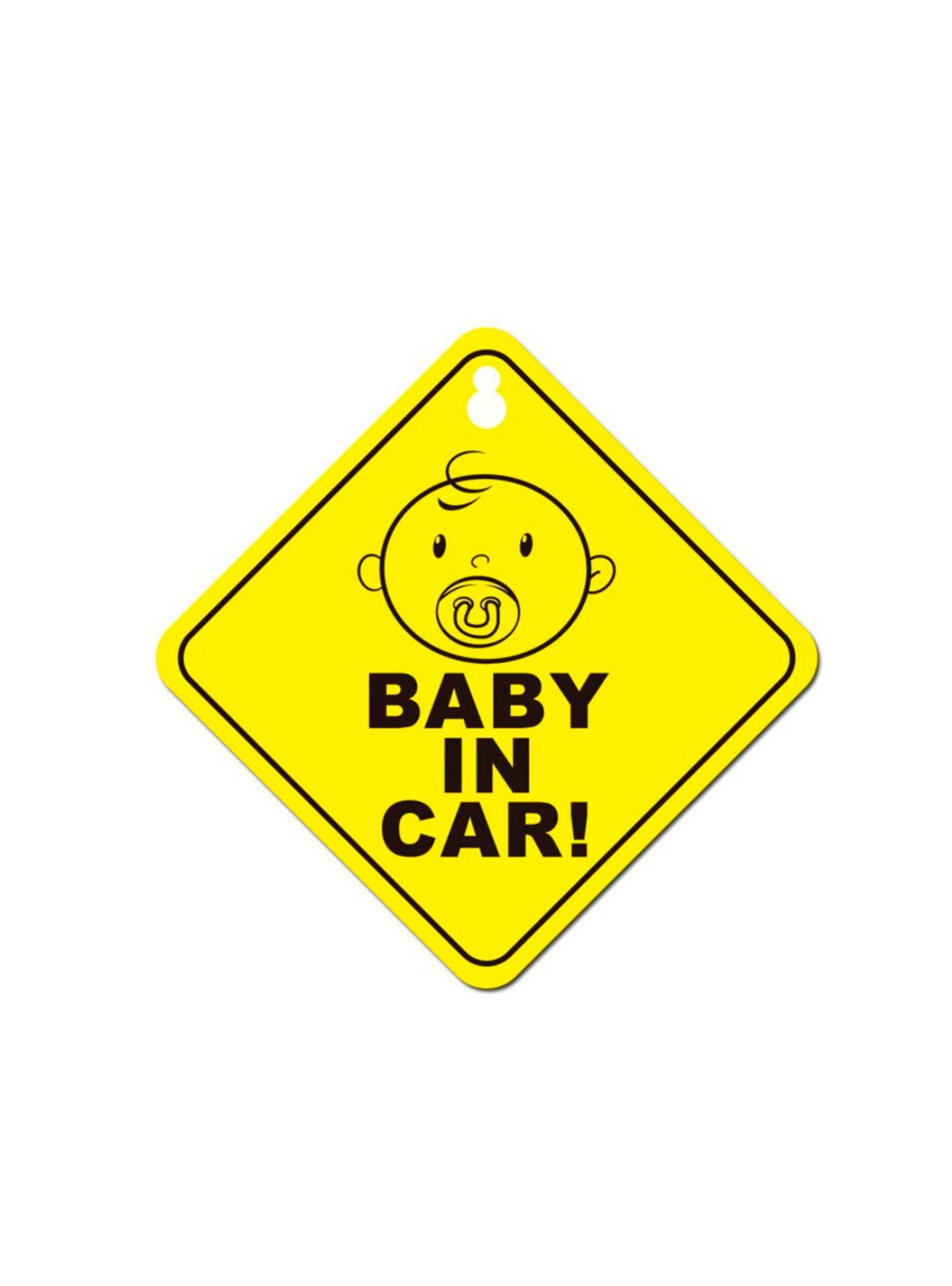 Pegatina Autoadhesiva Señal De Bebe Abordo Para Coches Autos-0