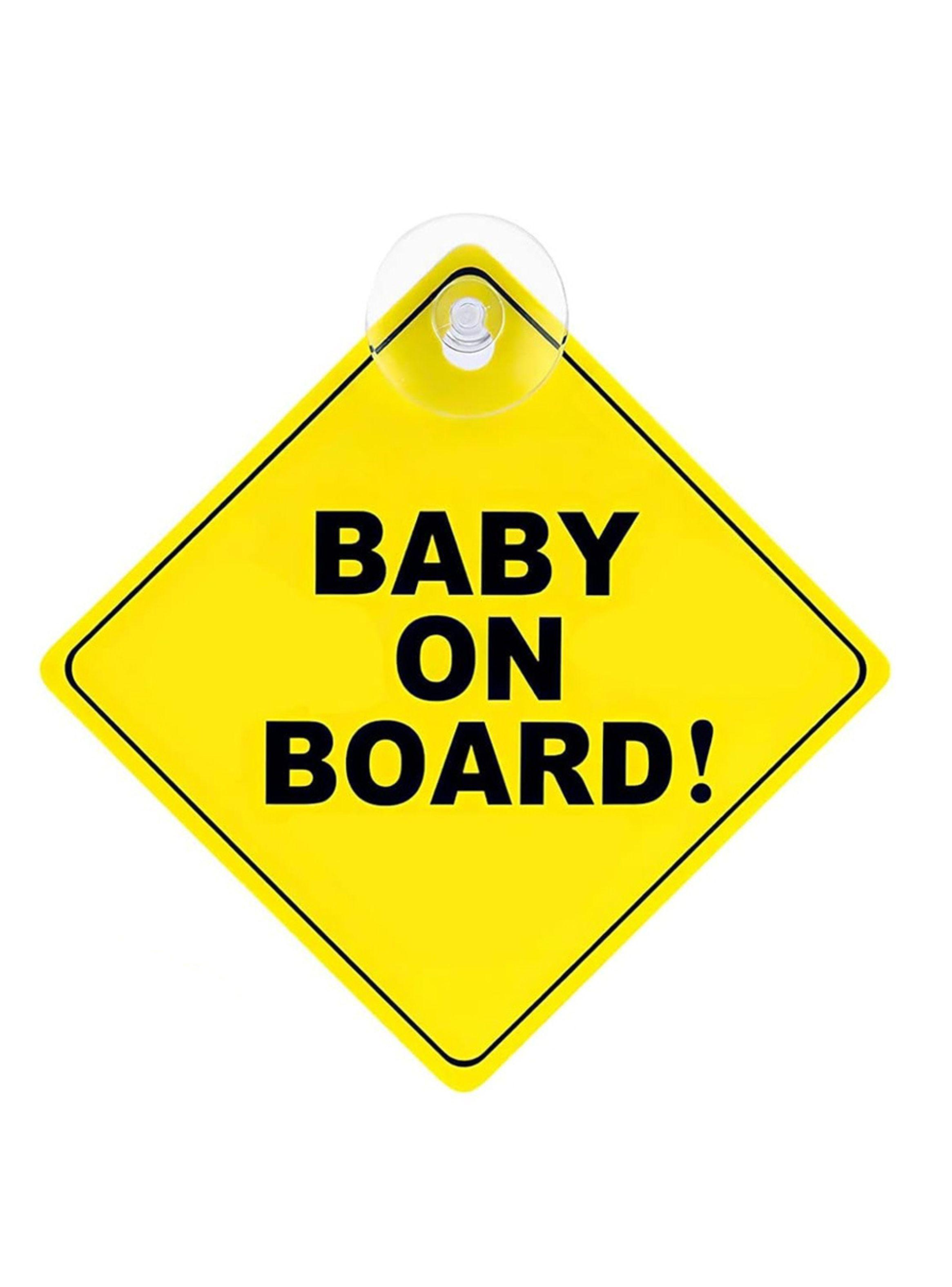 Pegatina Autoadhesiva Señal De Bebe Abordo Para Coches Autos-0