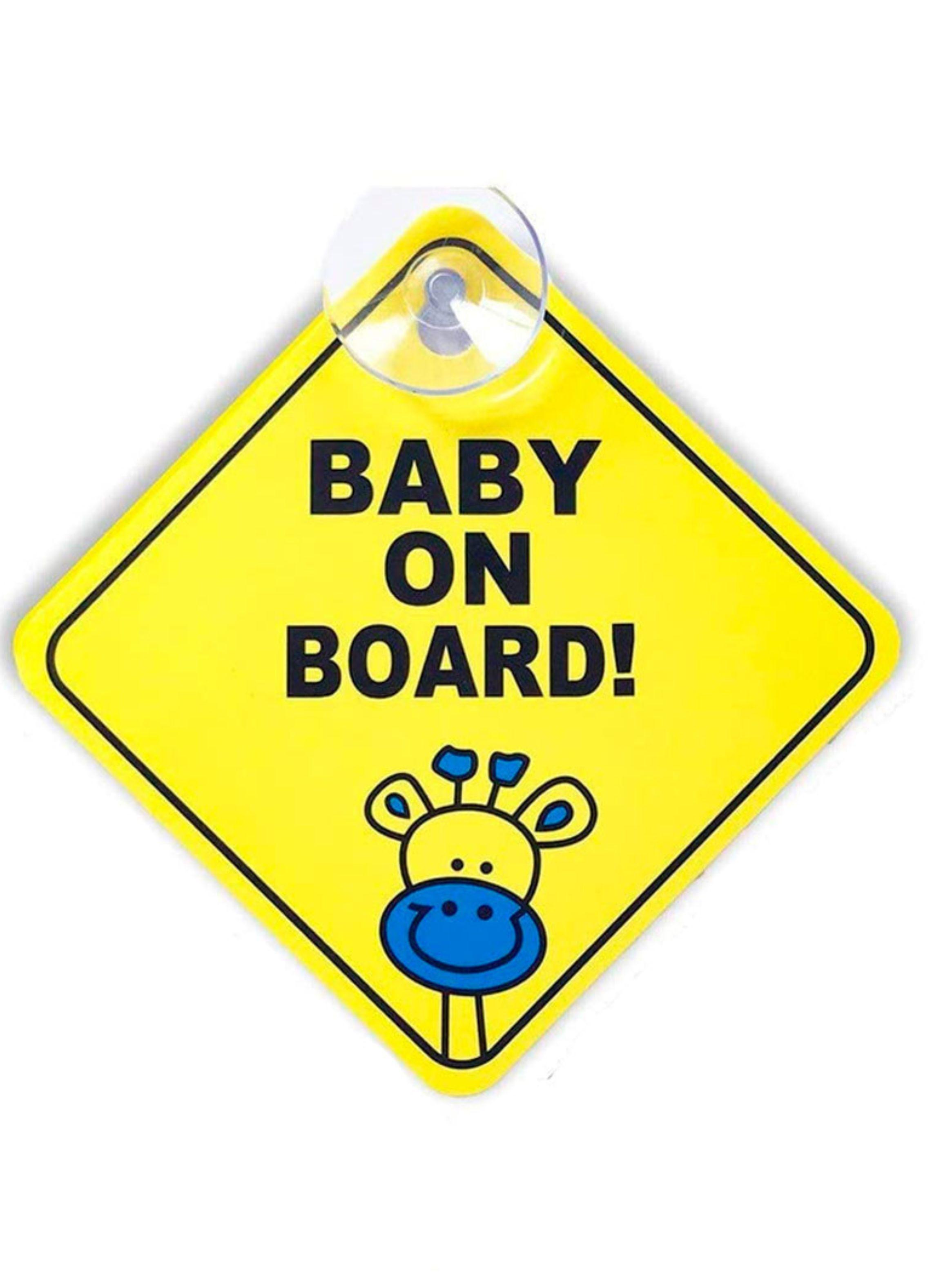 Pegatina Autoadhesiva Señal De Bebe Abordo Para Coches Autos-0
