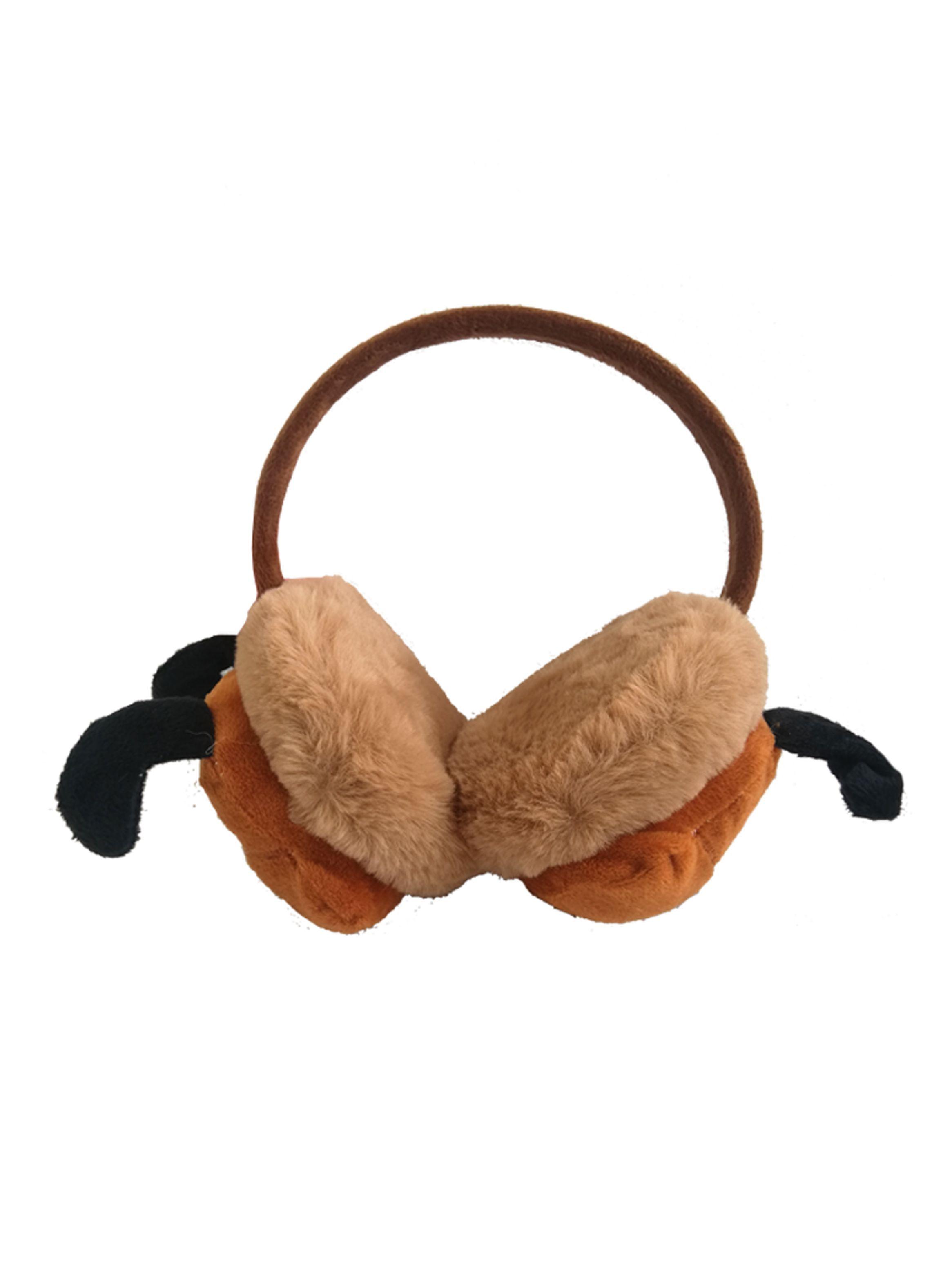 Orejeras De Felpa Infantil Para Invierno Suave Calentita-0