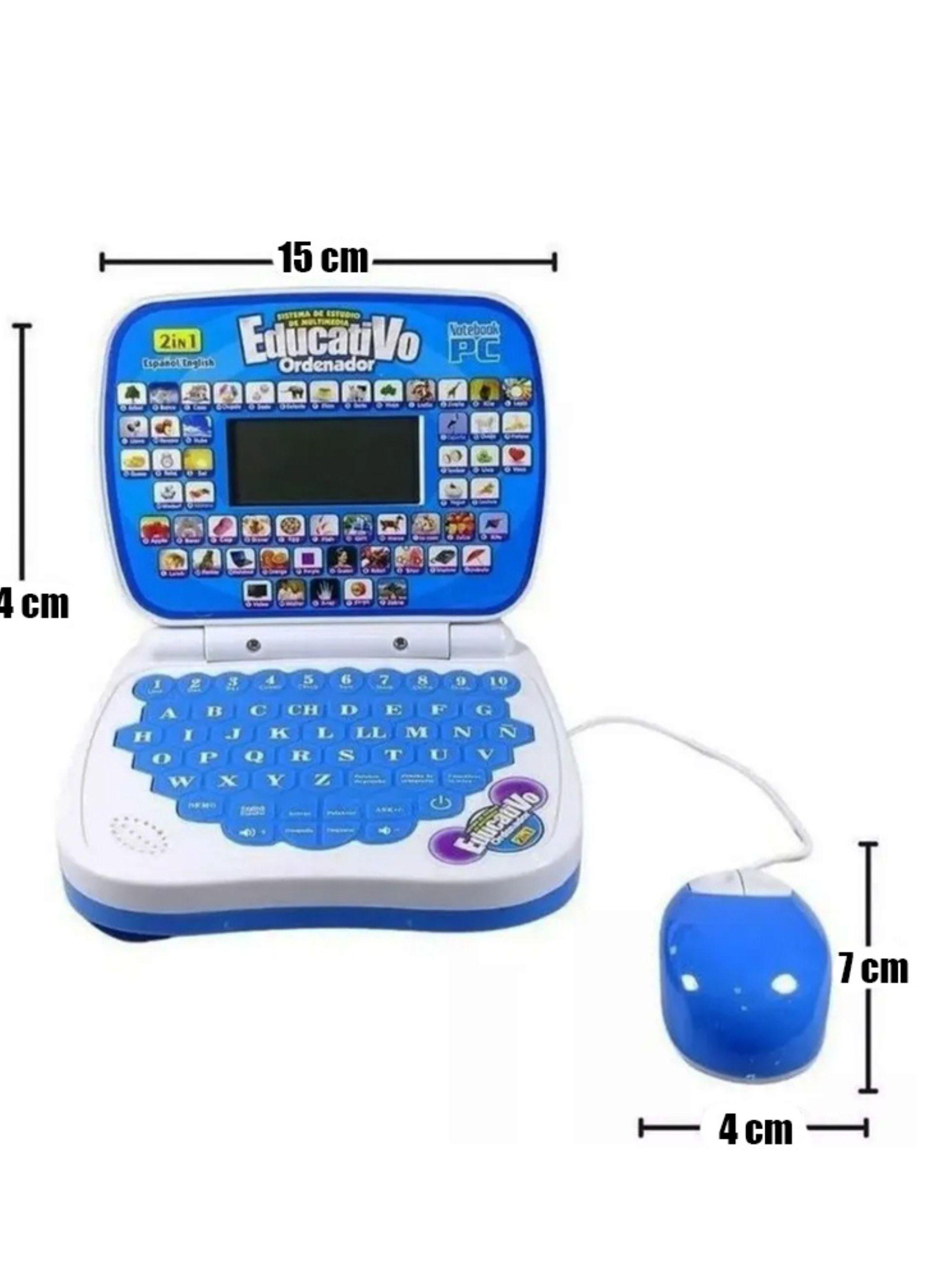 Mini Ordenador Didactico Educativo Juguete Notebook Mouse-2