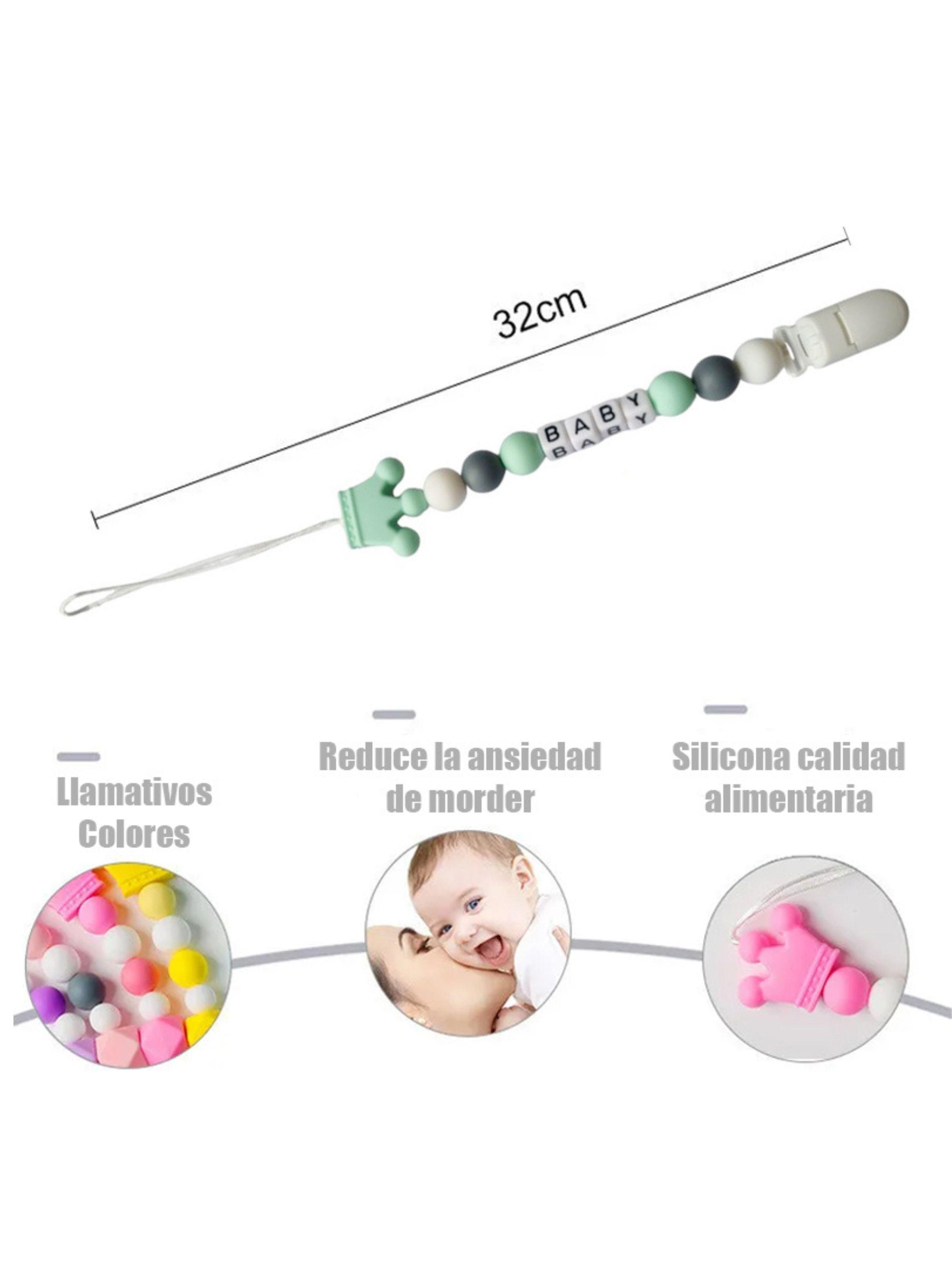 Sujeta Chupete Clip Porta Chupete Silicona Baby Afirma Tete-2