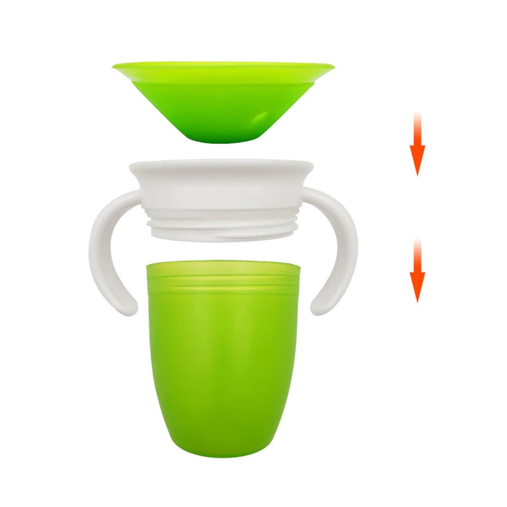 Taza Antiderrame Vaso Mágica 360 Antiderrame Para Bebe Niños-2