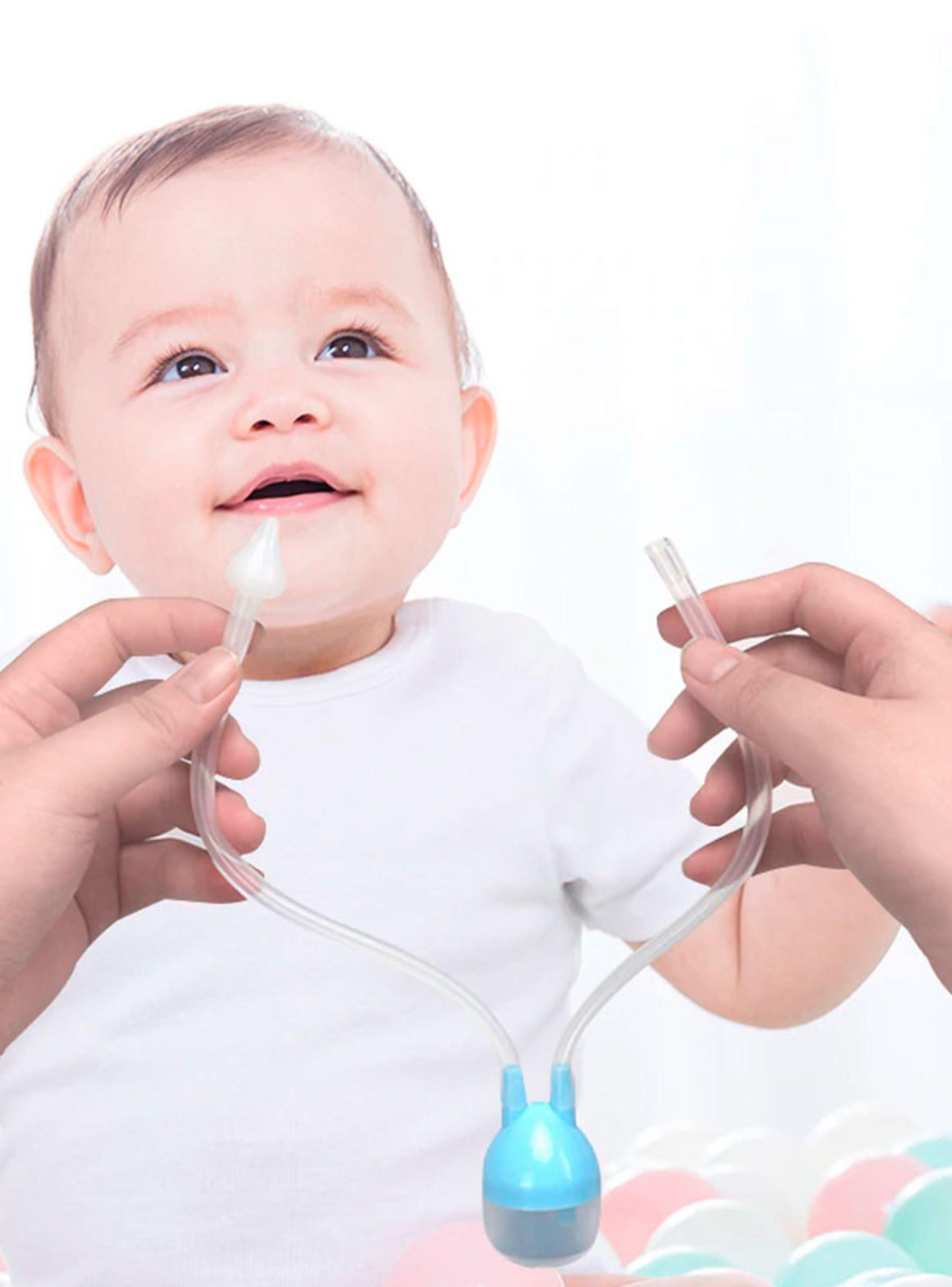 Aspirador Nasal Silicona Succión Limpiador Nariz Bebe + Caja-3