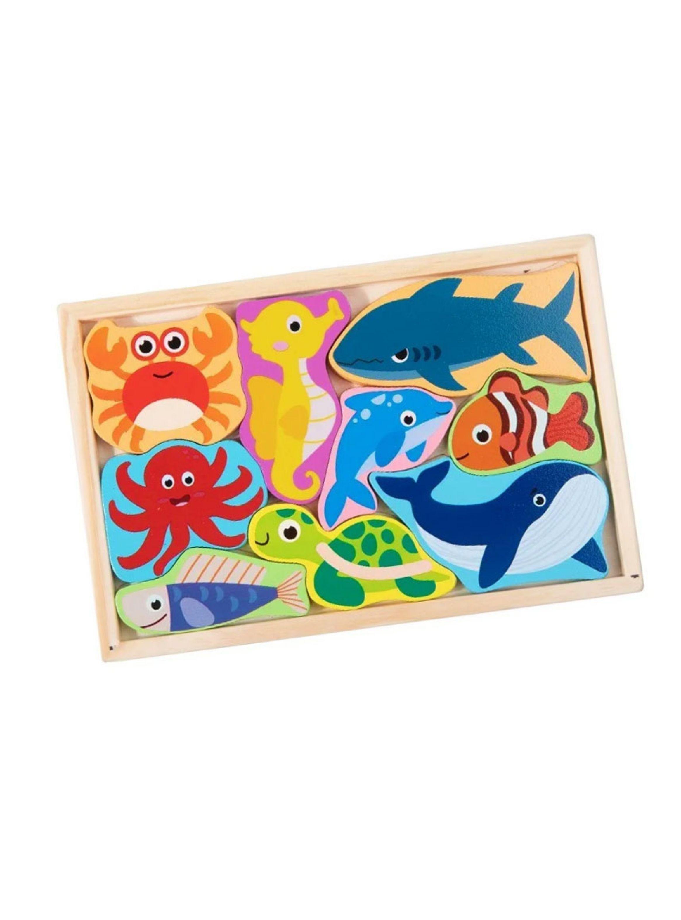 Rompecabeza Puzzle Encaje De Madera Juguete Didactico Niños-0