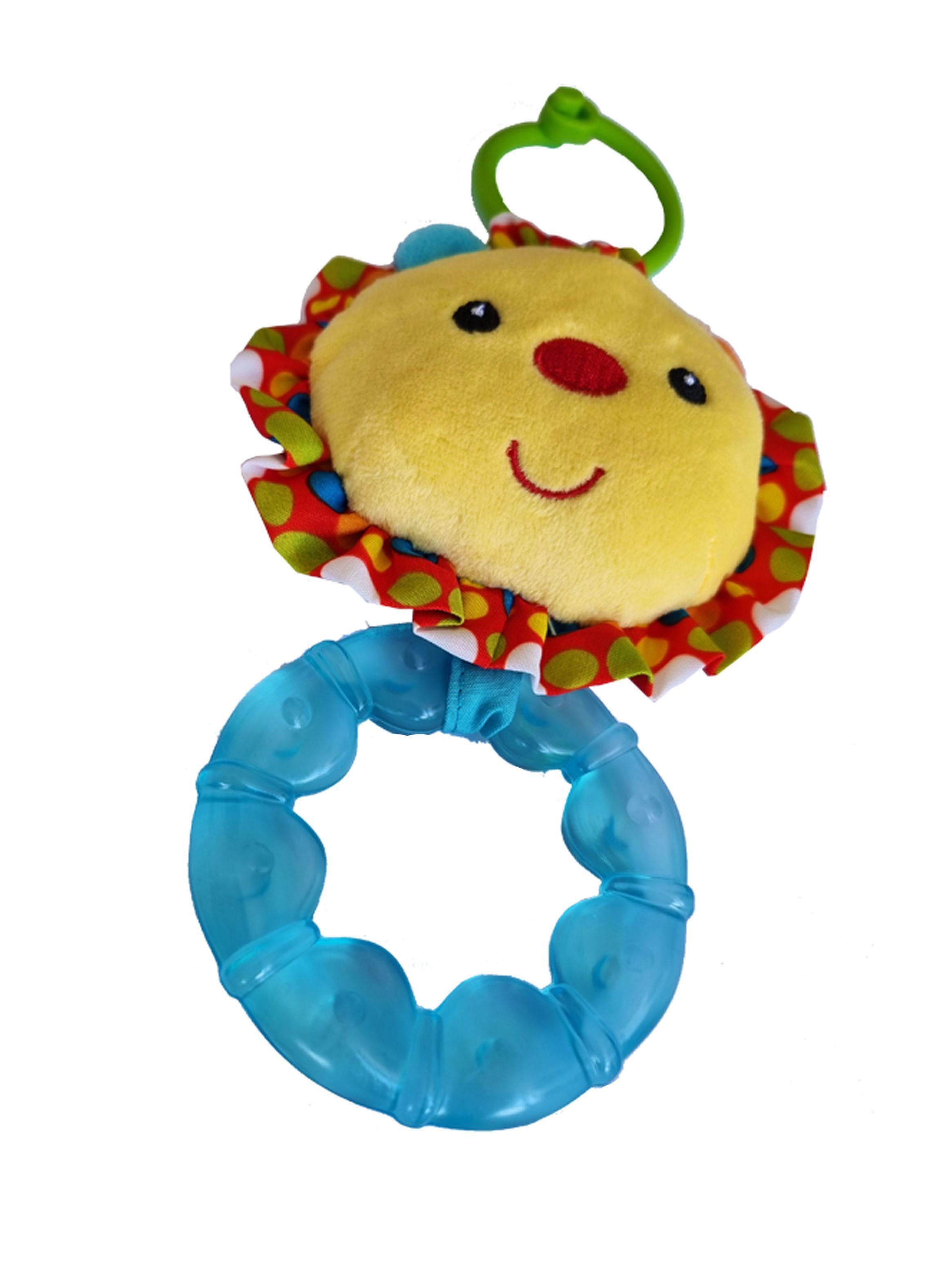 Sonajero Peluche Mordedor Agua Rasca Encias Dentincion Bebe-1