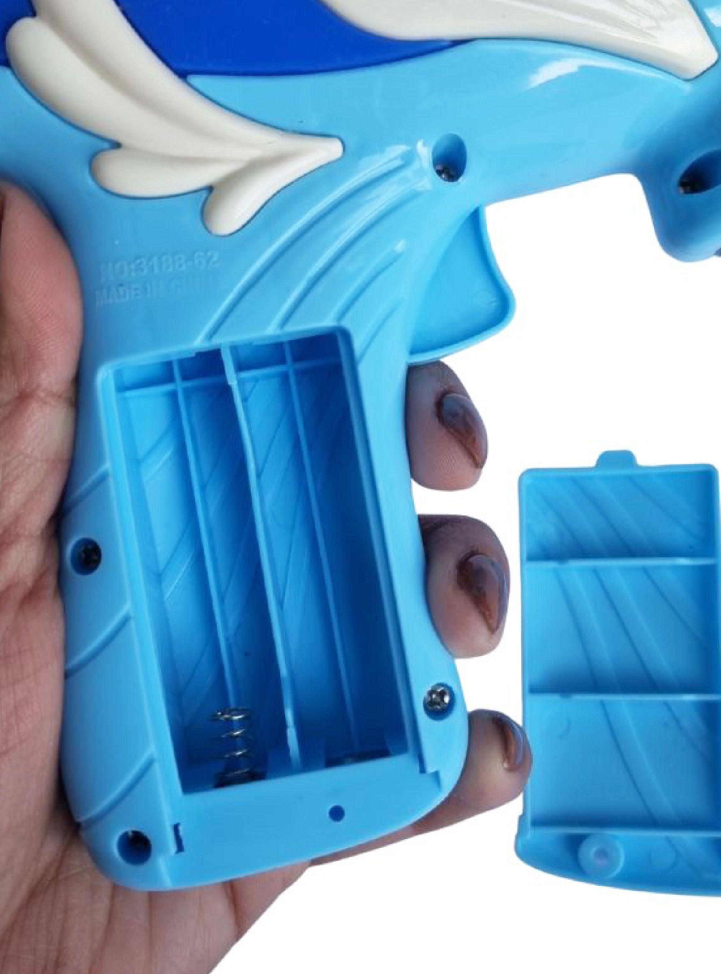 Pistola Lanza Burbujas Pez Juguete Aire Libre Niños +liquido-2