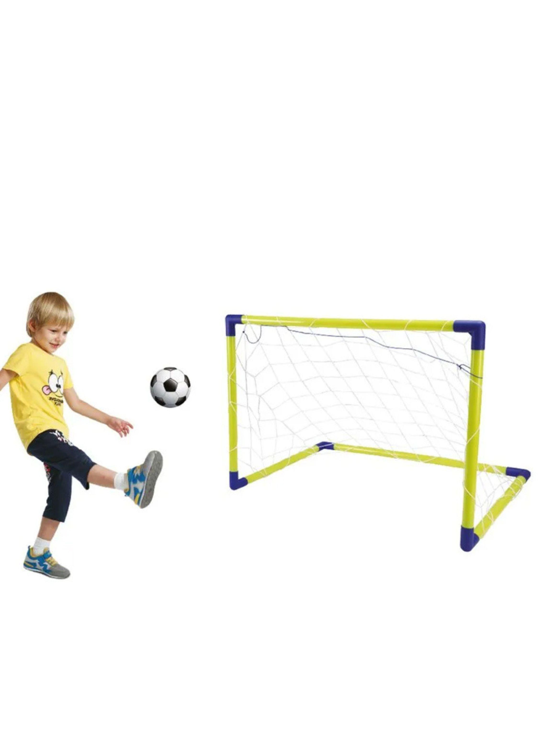 Arco Futbol Niños + Balón + Bombin Juguete Porteria Niños-3