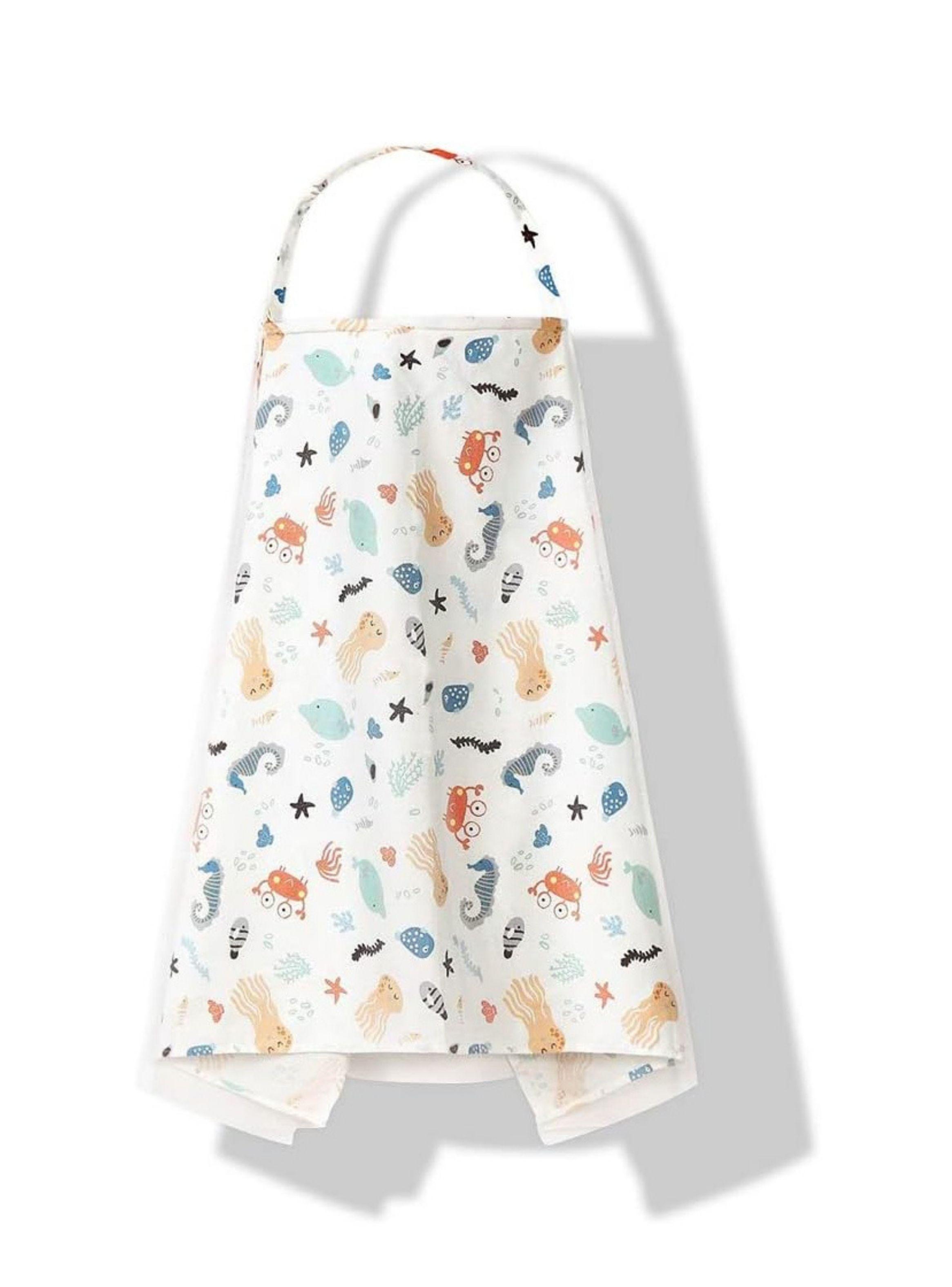 Manta Lactancia Bebe Pañuelo Toalla Con Mosquitera Multiuso-0