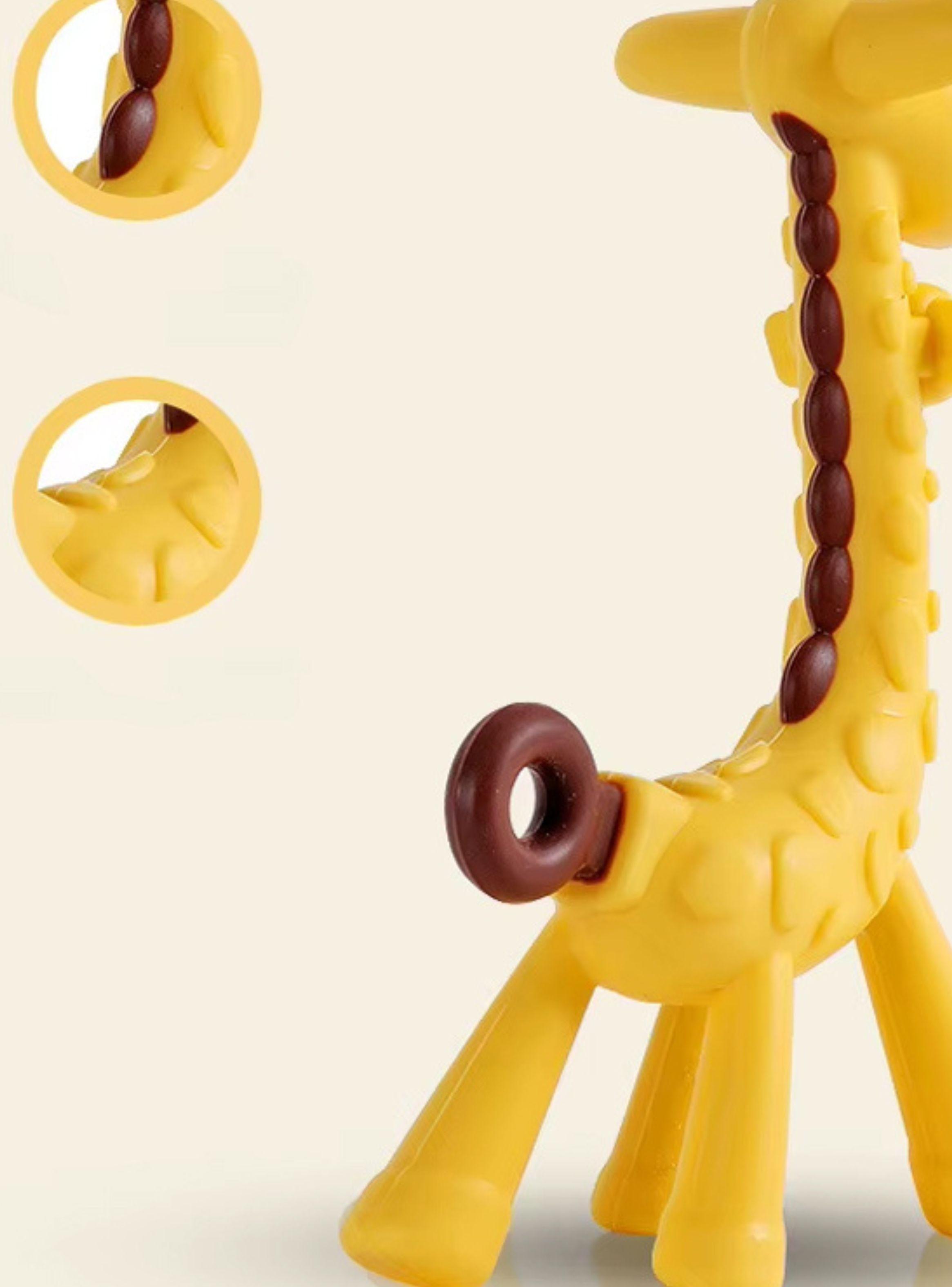 Mordedor Jirafa De Silicona Para Bebe Para Calmar Denticion-2