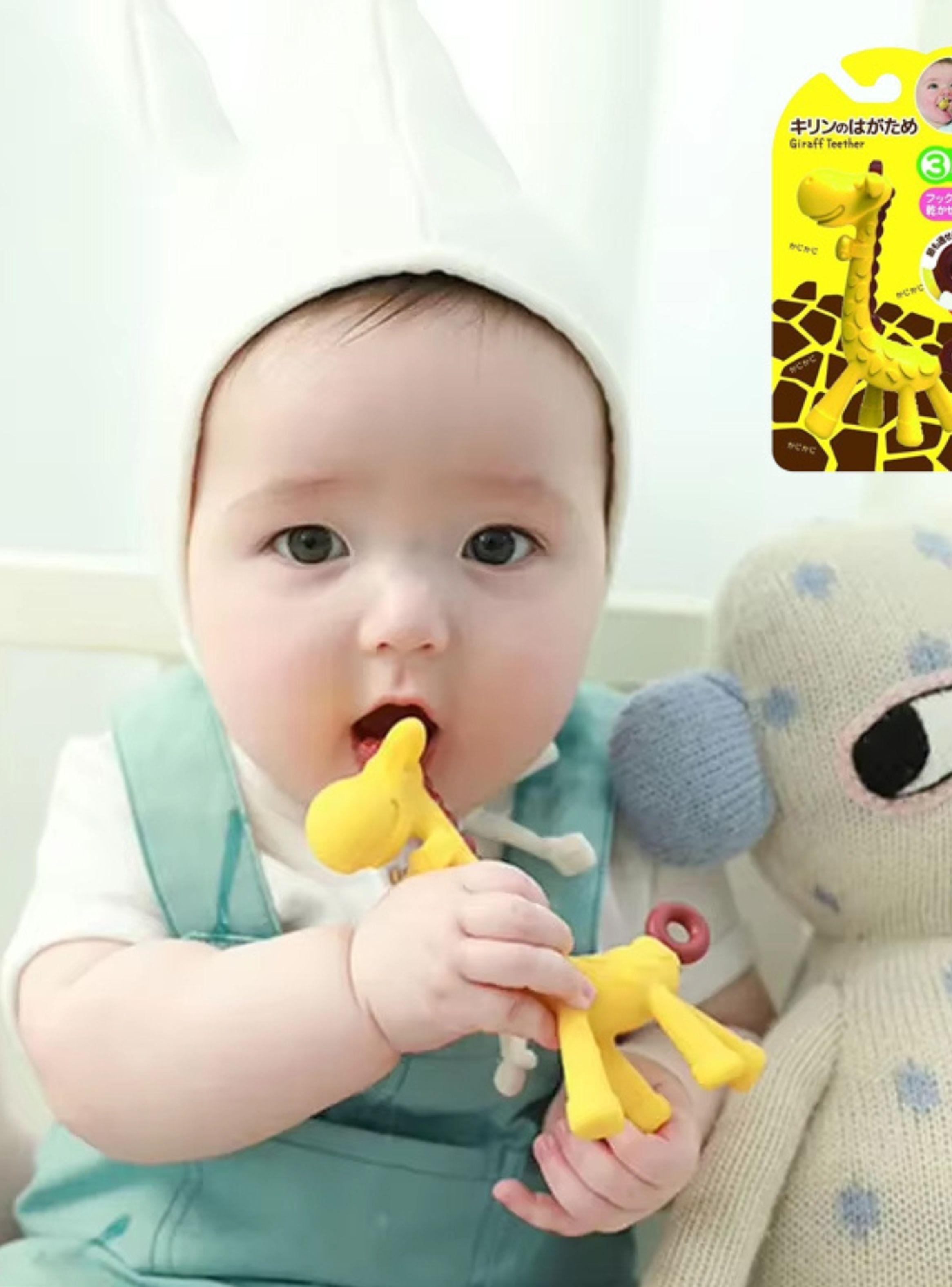 Mordedor Jirafa De Silicona Para Bebe Para Calmar Denticion-4