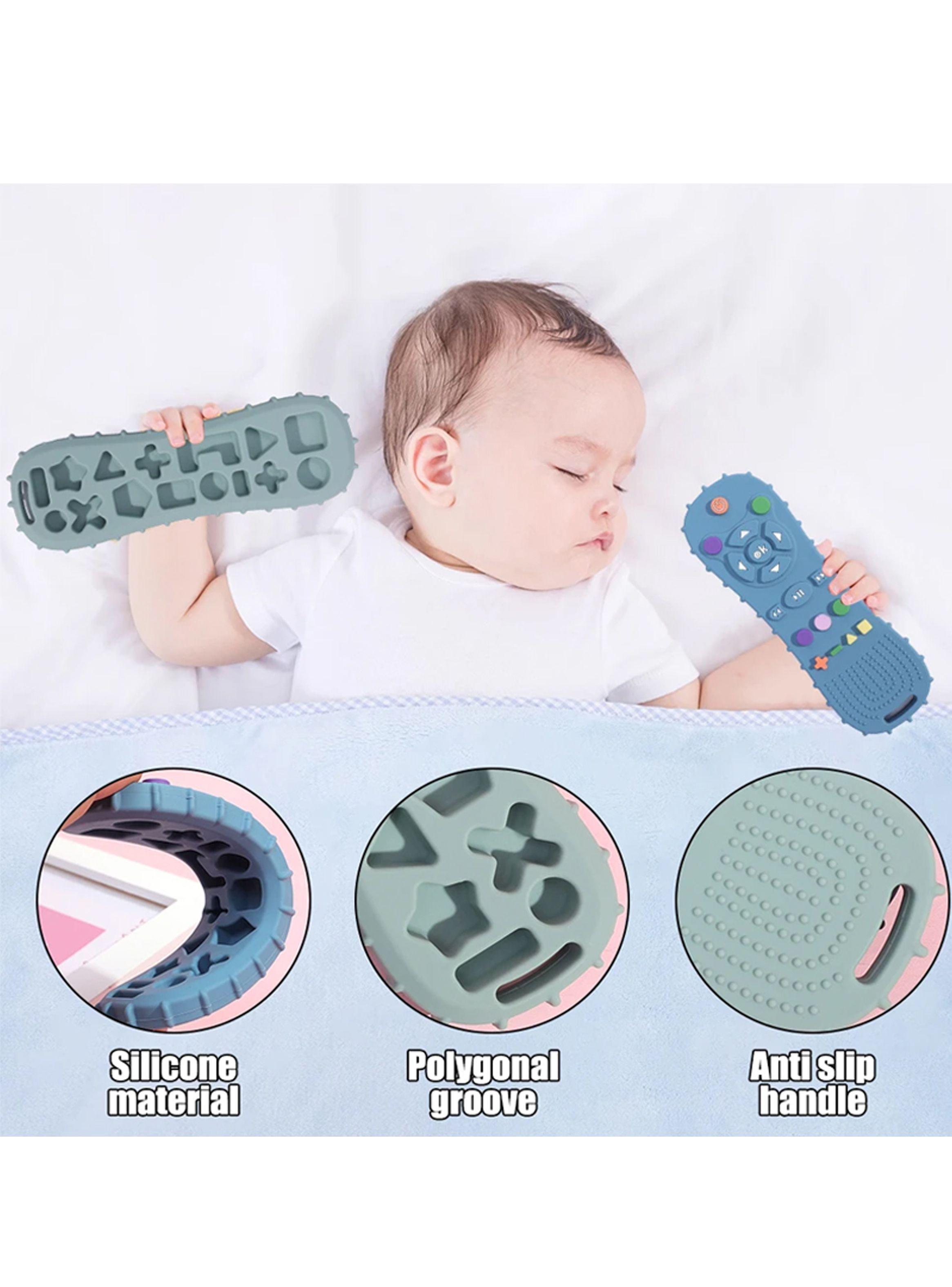 Mordedor Sensorial Silicona Control Remoto Denticion Bebe-2