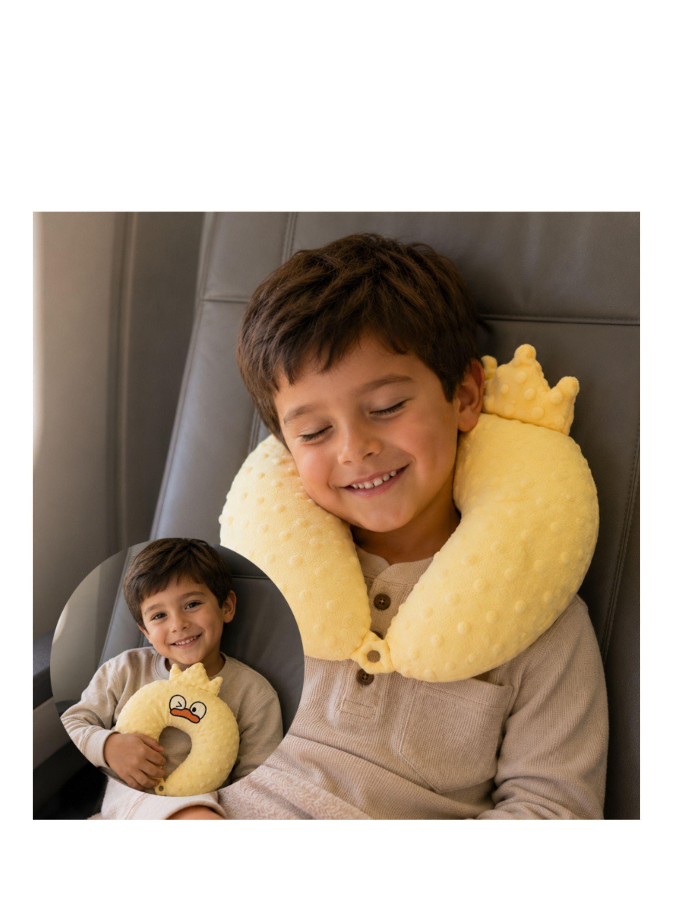 Cojin U Cuello Almohada Cervical Cochecito Viaje Ni os Bebe-3