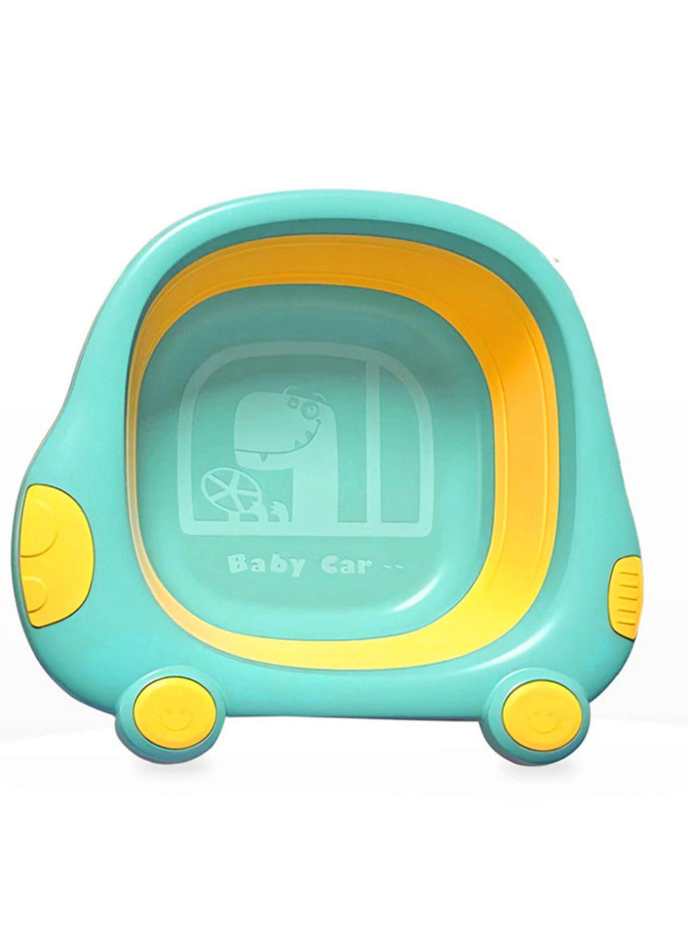 Tina Portátil Plegable Mini Bañera Lavado Para Bebe Guagua-0