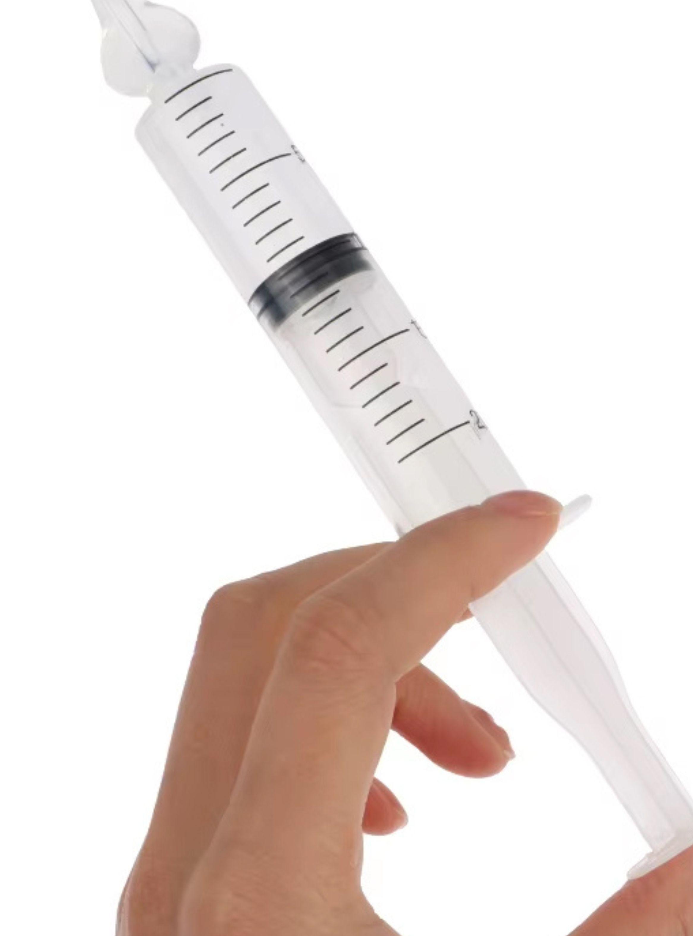 Jeringa Pack 2 Aspirador Nasal Para Lavado Mocos Nariz Bebe-2