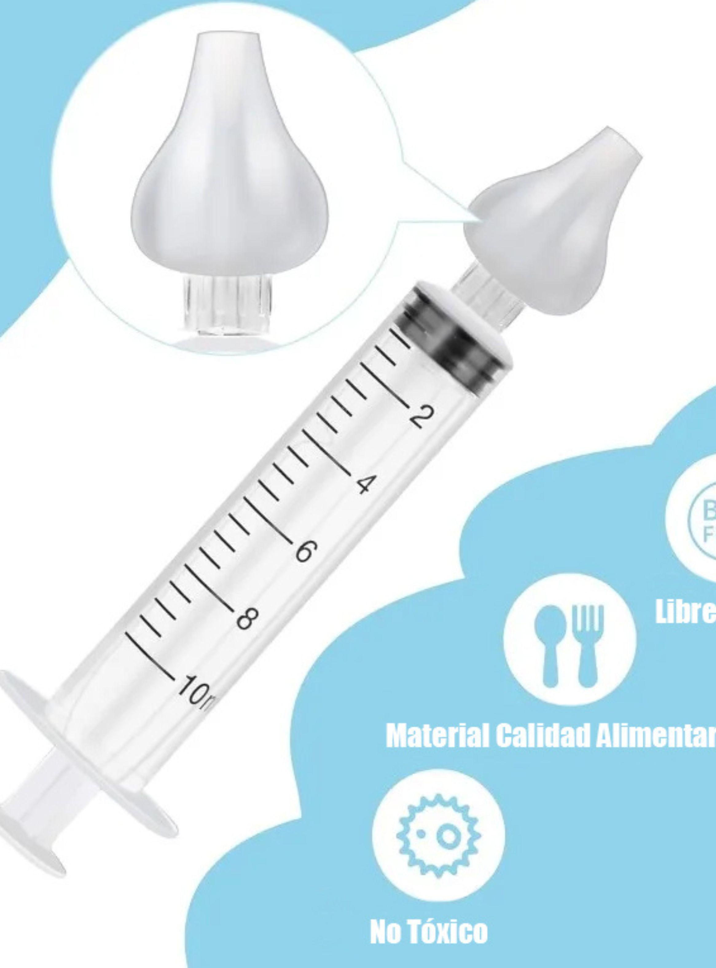 Jeringa Pack 2 Aspirador Nasal Para Lavado Mocos Nariz Bebe-4