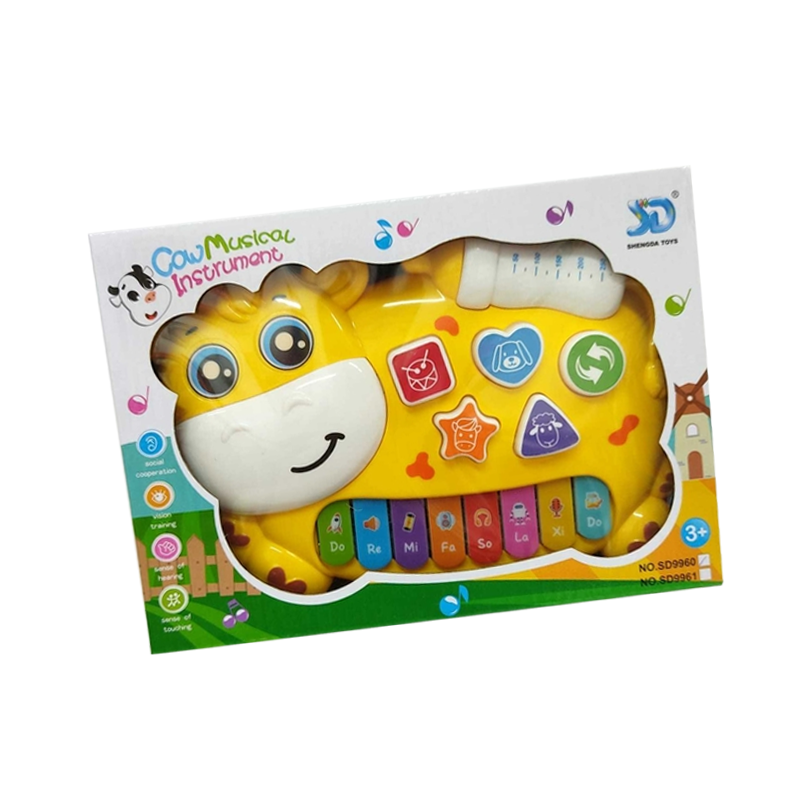 Juguete Piano Musical para Bebe Instrumento Didactico Luz-2