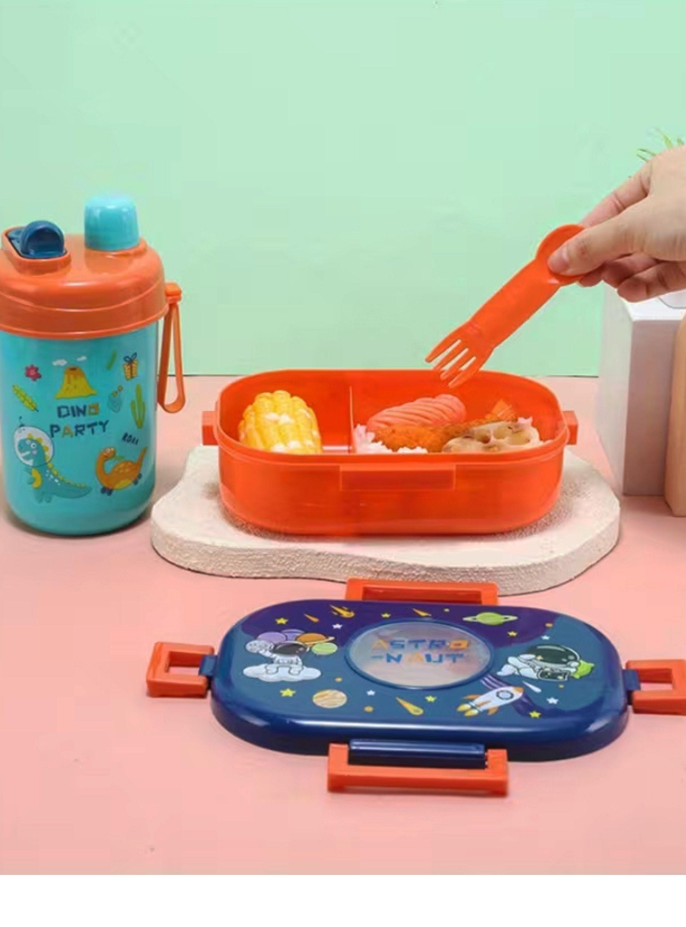 Set Lonchera Escolar + Botella Tupper Vianda Colacion Niños-4